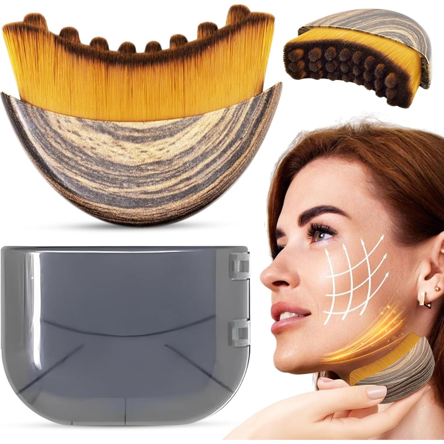 Cepillo Facial Linfático Puur Skin - Drenaje y Contorno 8cm