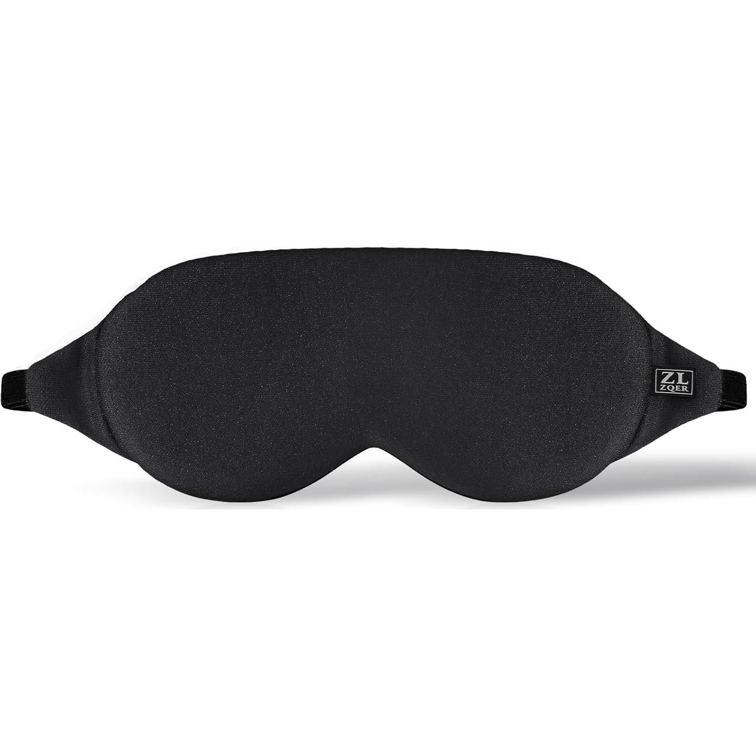 Máscara de Sueño ZLZQER Ajustable con Tela de Seda Fría