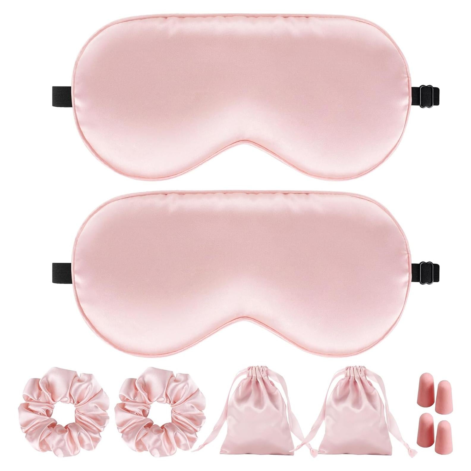 Máscara de Sueño de Seda JroyJoy - 100% Bloqueo de Luz