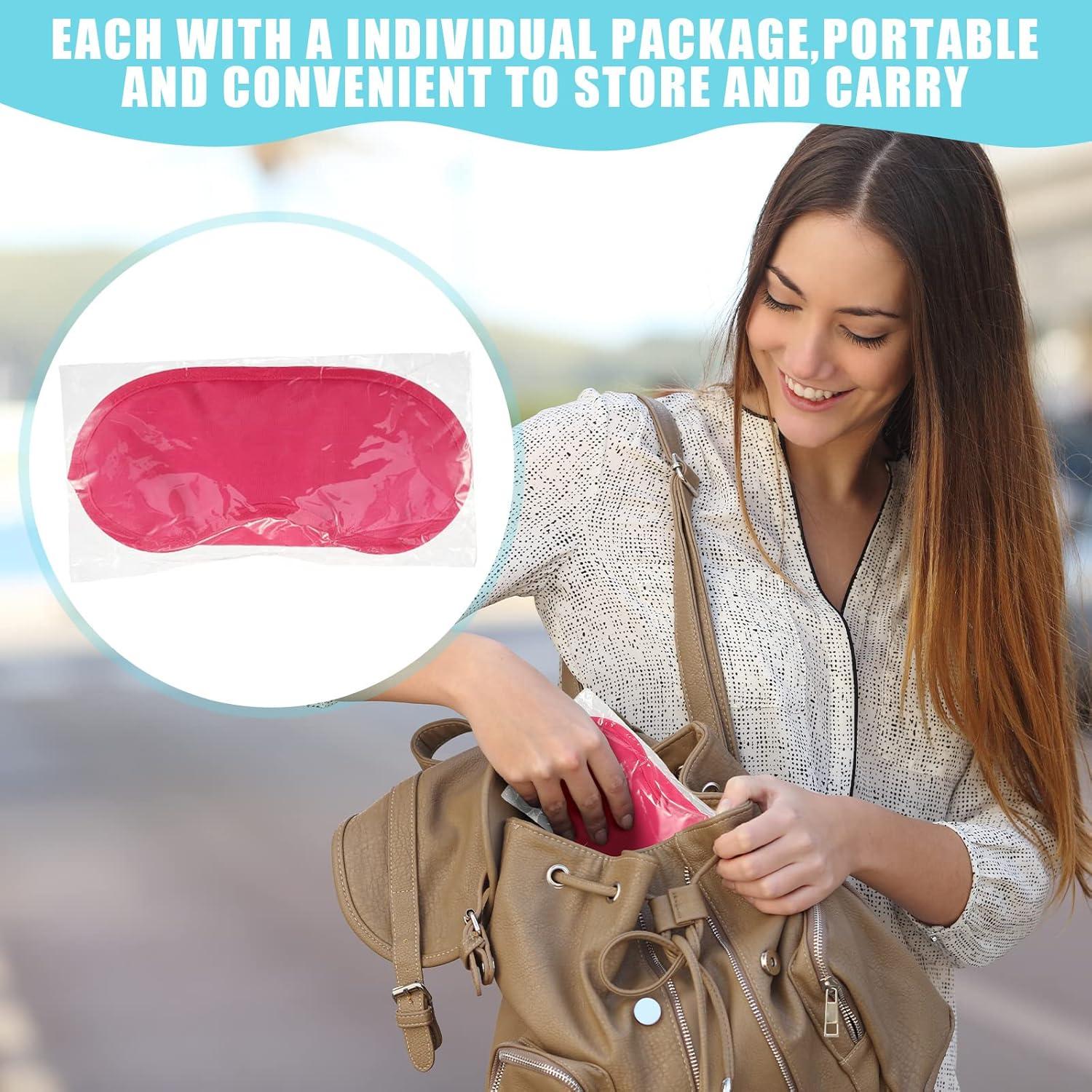 12 Máscaras de Sueño Multicolor Hicarer con Almohadilla Nasal