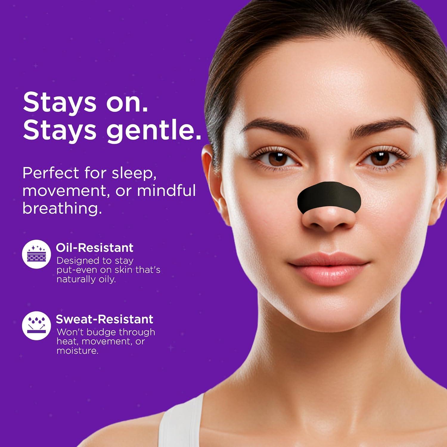 Tiras Nasales Lucid para Ronquidos - 30 Paquete, Sin Látex