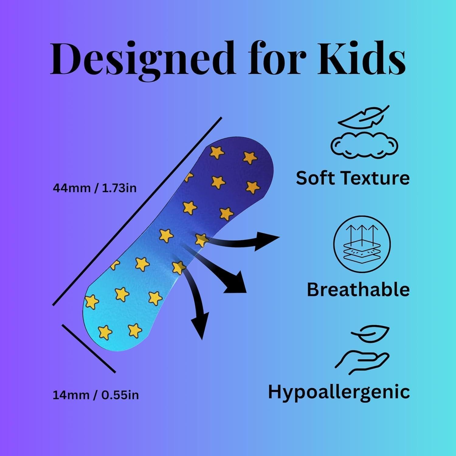 Tiras Nasales Hipoalergénicas Mama's para Niños - 48 Unidades