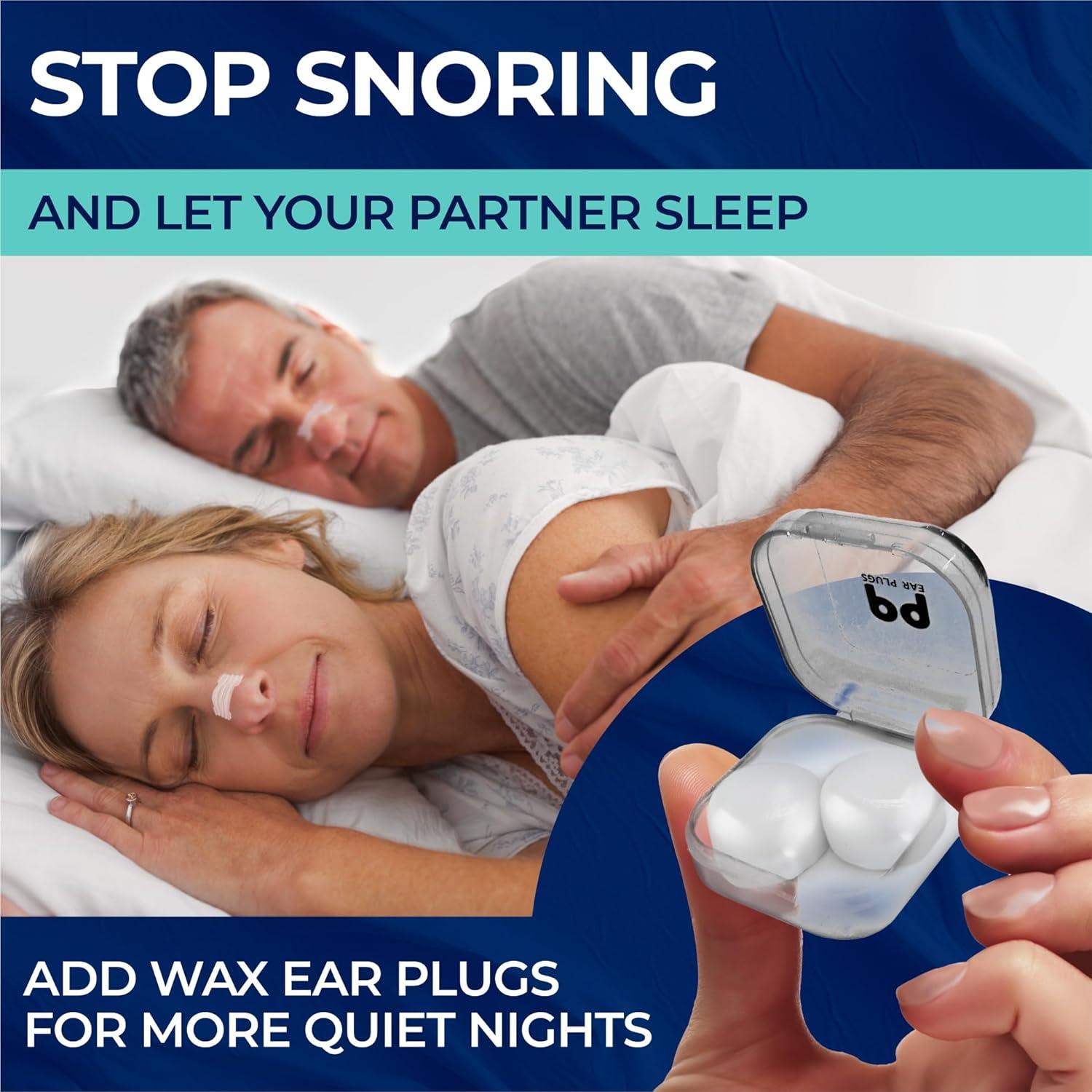 Tiras Nasales Peace&Quiet PQ 40 para Ronquidos - Alivio Congestión