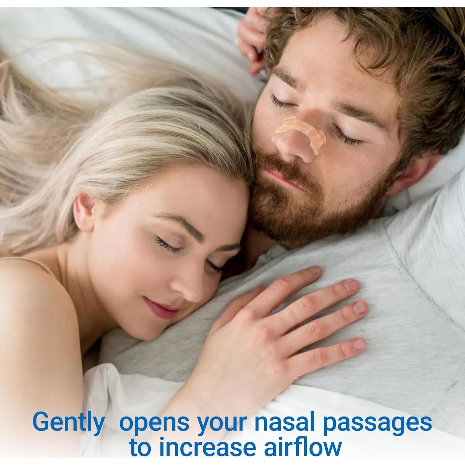 Tiras Nasales iShanCare 30 Conteo para Mejor Sueño y Respiración