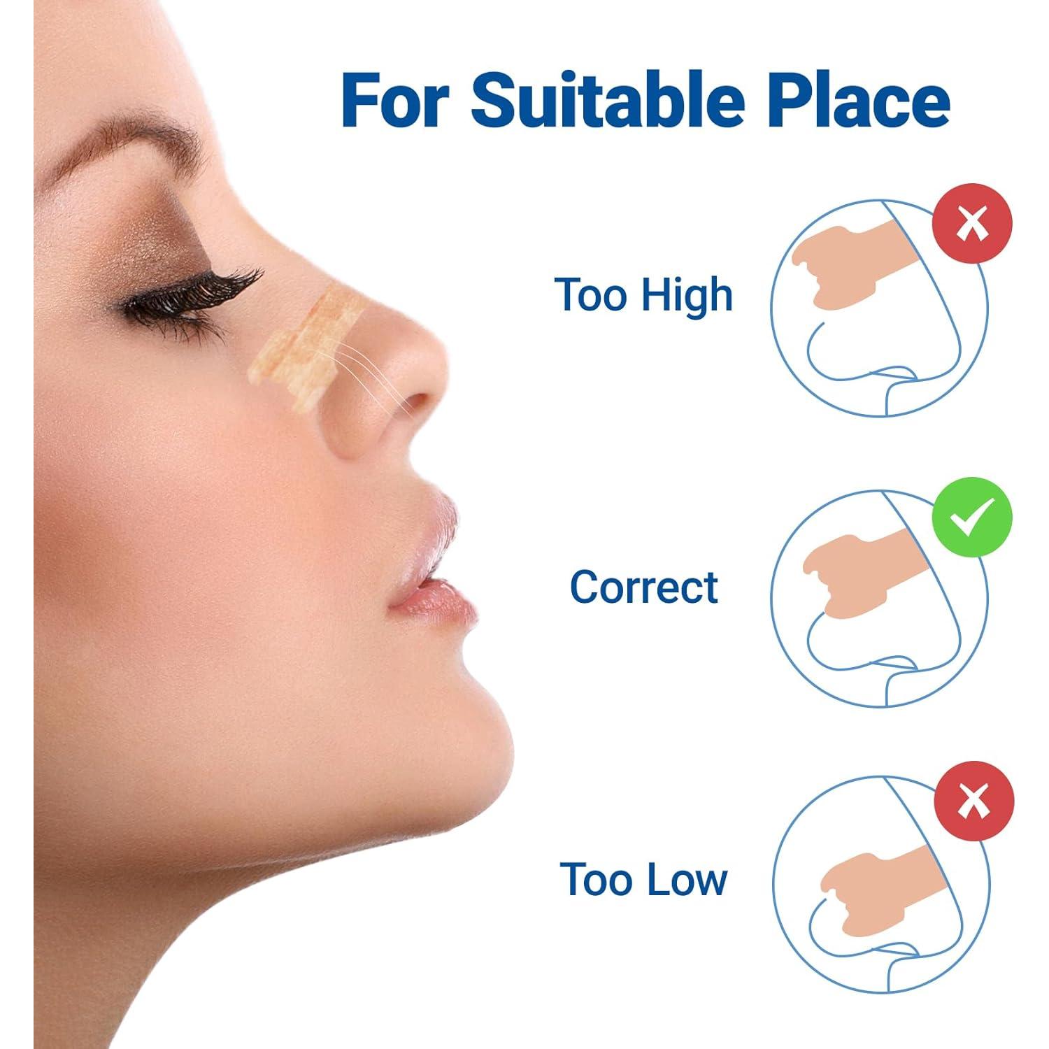 Tiras Nasales iShanCare 30 Conteo para Mejor Sueño y Respiración