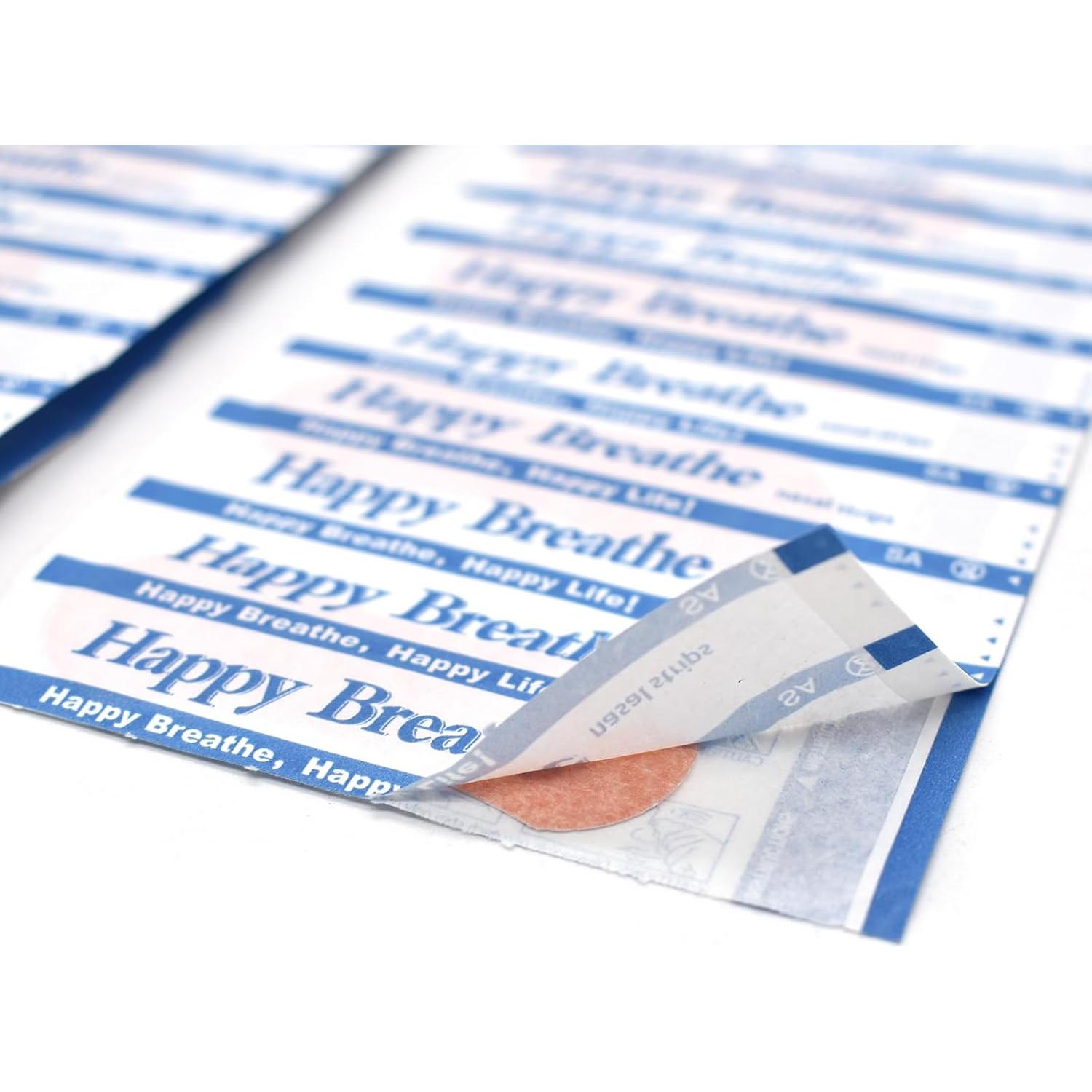 100 Tiras Nasales Antisnoring MIBICIRI 58x22mm para Respiración