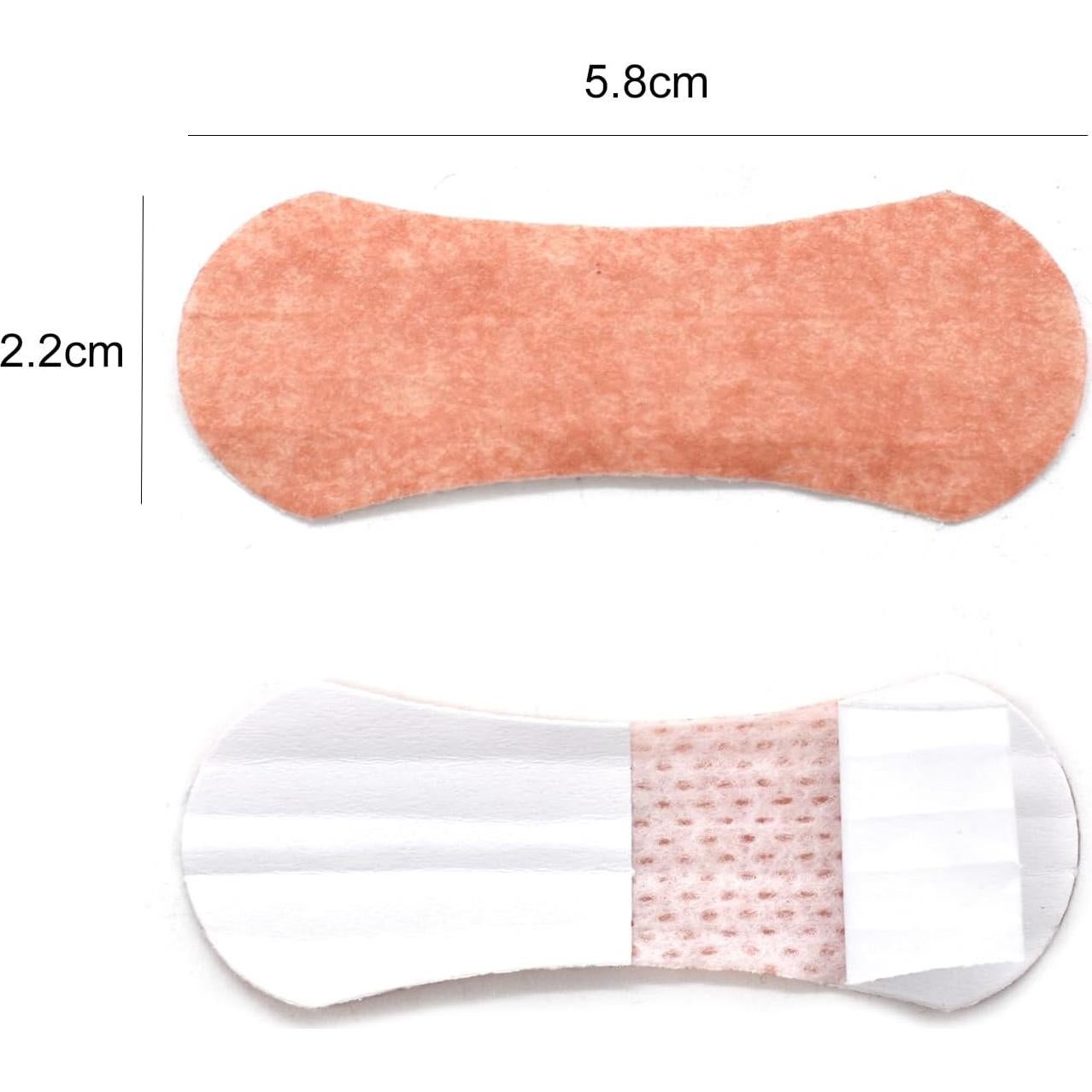 100 Tiras Nasales Antisnoring MIBICIRI 58x22mm para Respiración