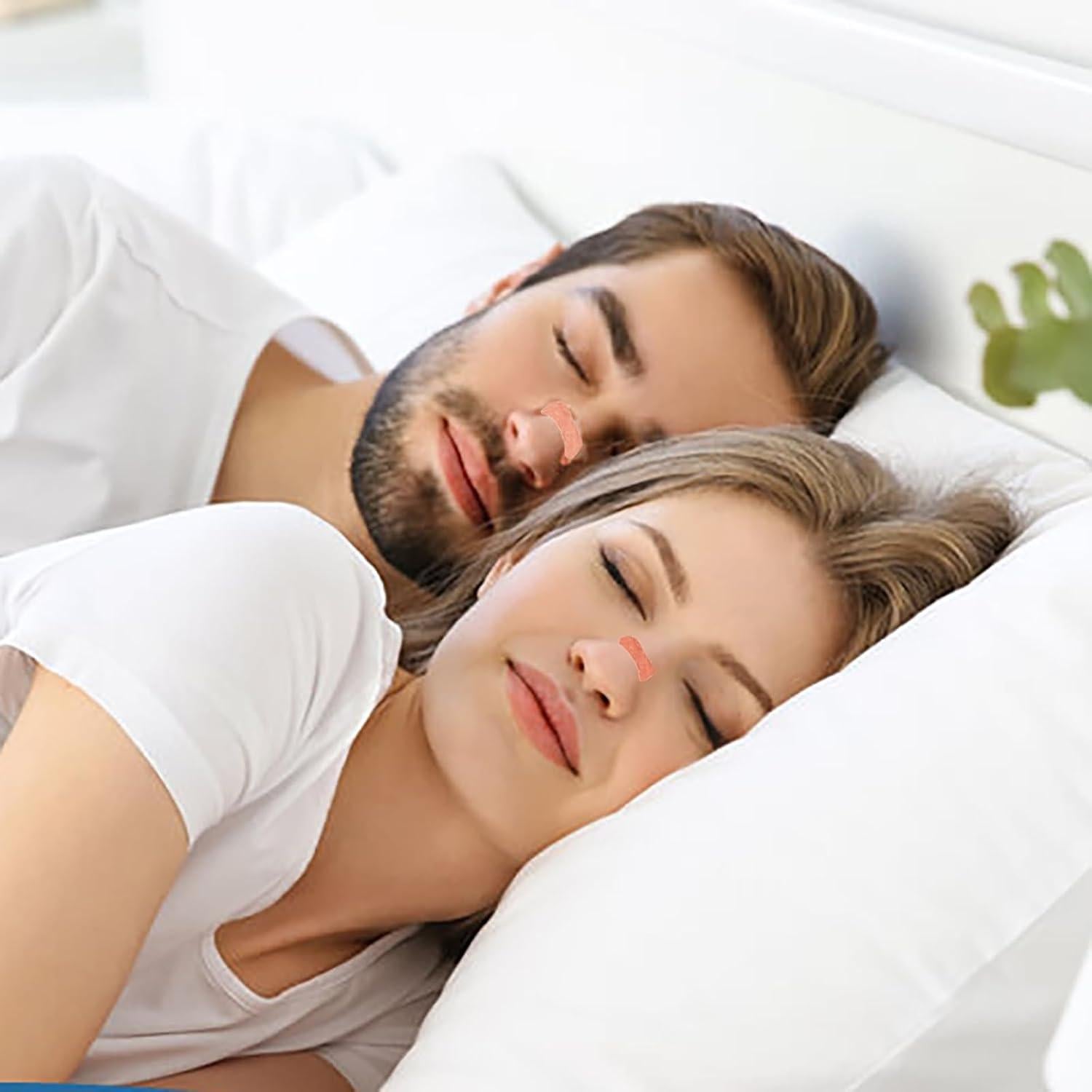 100 Tiras Nasales Antisnoring MIBICIRI 58x22mm para Respiración