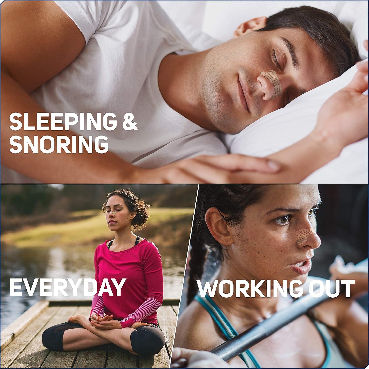 Tiras Nasales Clear Passage Fuerza Extra 50 Unidades Beige y Negro