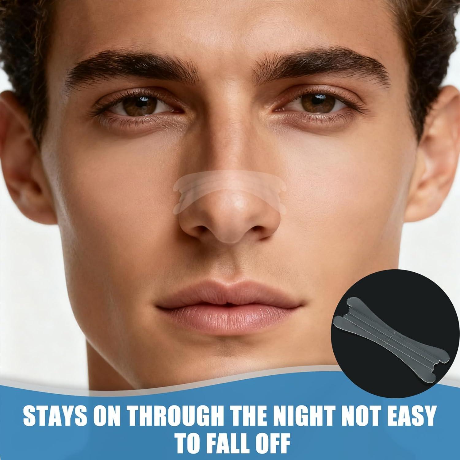 Tiras Nasales Transparentes LVDXVG - 60 Unidades para Respirar Mejor