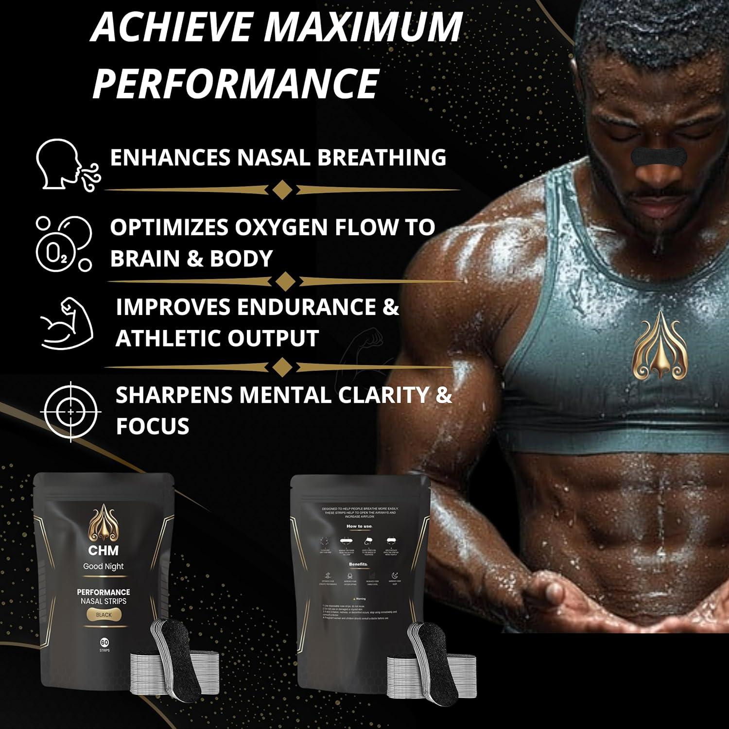 Tiras Nasales CHM para Ronquidos - 60 Unidades Hipoalergénicas