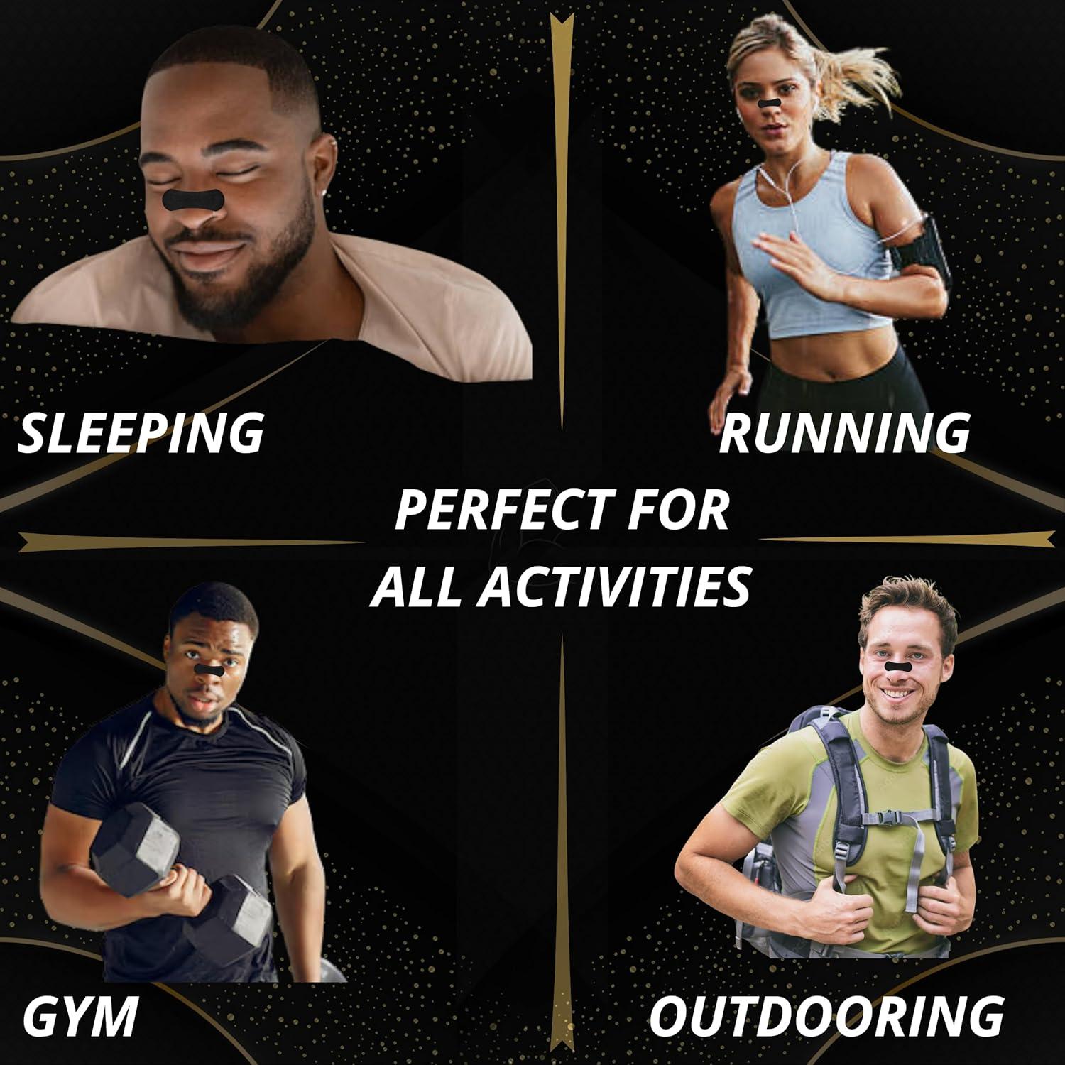 Tiras Nasales CHM para Ronquidos - 60 Unidades Hipoalergénicas