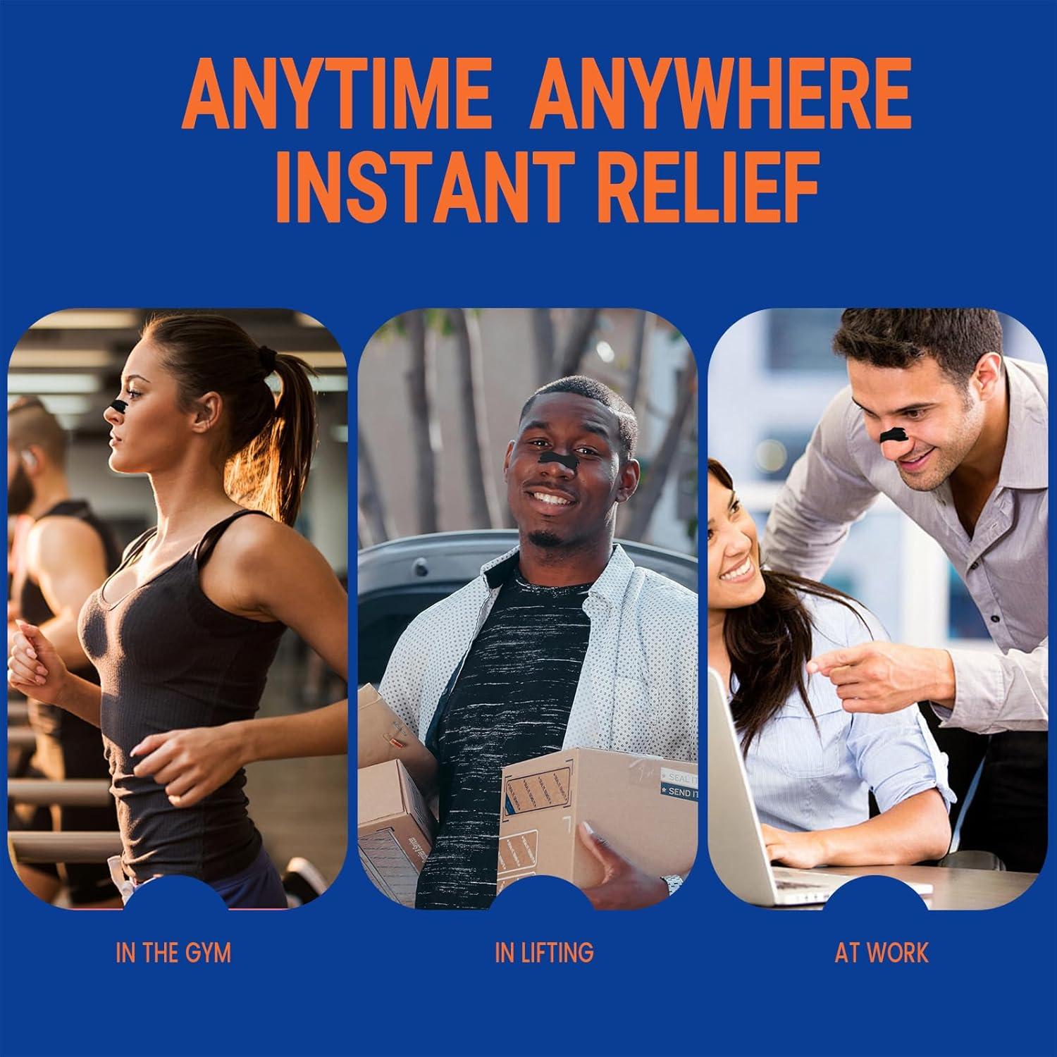 Tiras Nasales Antironquidos Fepgsy - Alivio Congestión 8.5cm