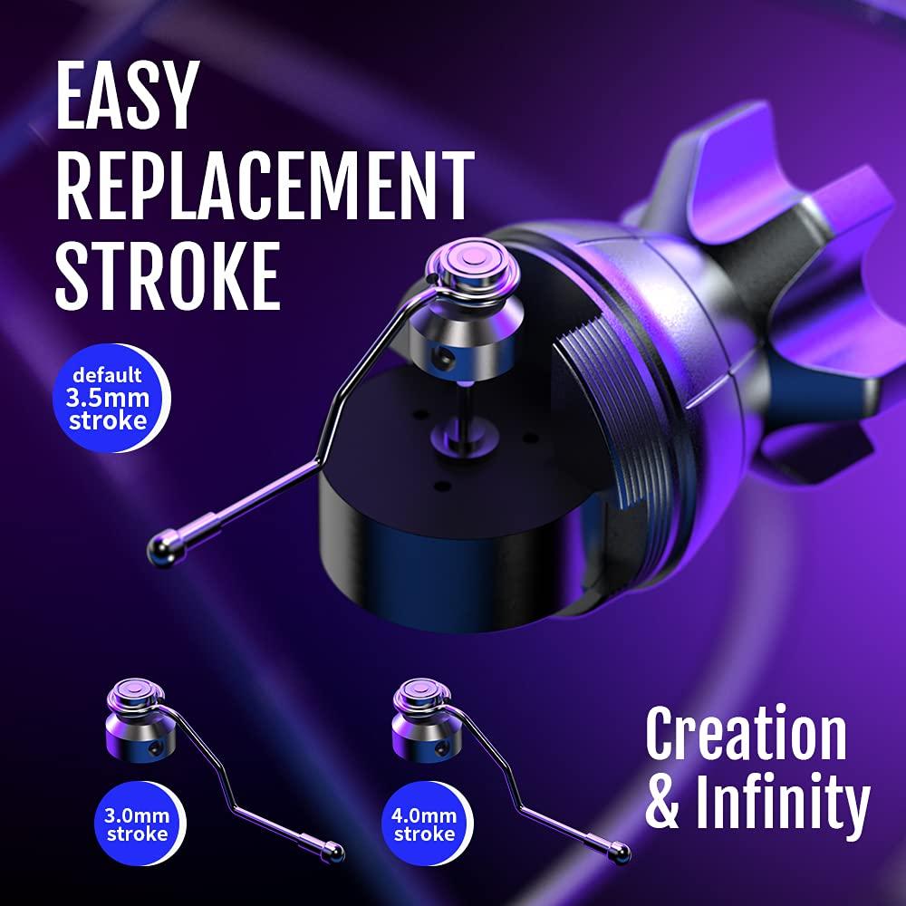 Máquina de Tatuaje Rotativa STIGMA Corto Pen 3 Cams 0-4mm