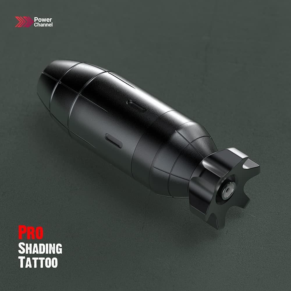 Máquina de Tatuaje Rotativa STIGMA Corto Pen 3 Cams 0-4mm