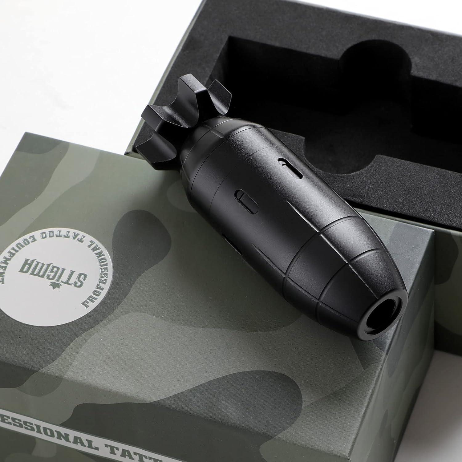 Máquina de Tatuaje Rotativa STIGMA Corto Pen 3 Cams 0-4mm