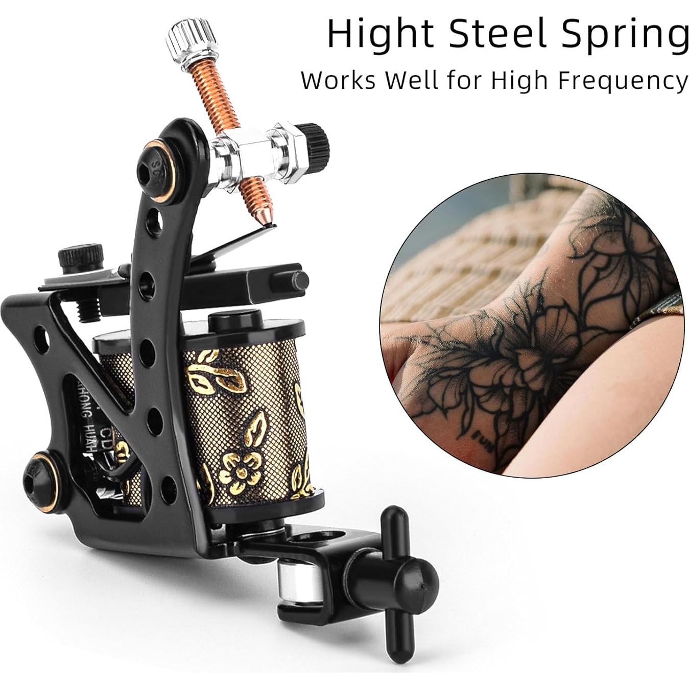 Máquina de Tatuaje Bobina ATOMUS 8 Enrollamientos para Principiantes