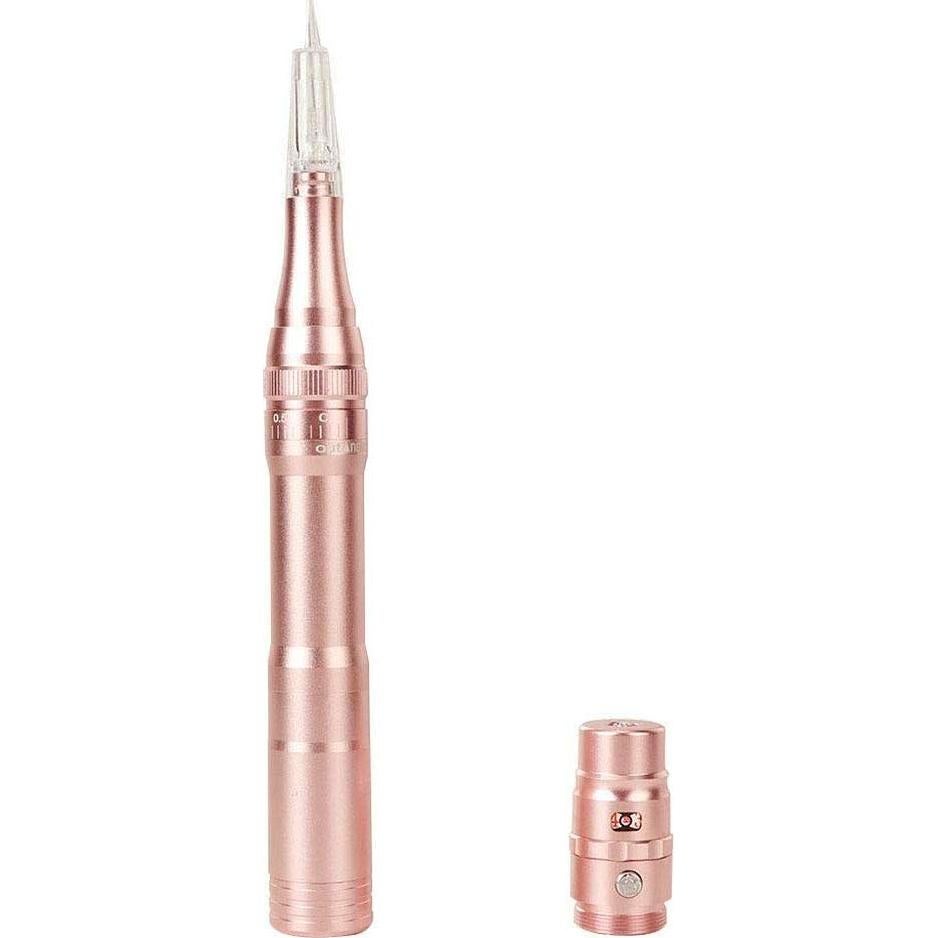 Máquina de Tatuaje Rotativa Mingshops B950 Oro Rosa 10 Agujas