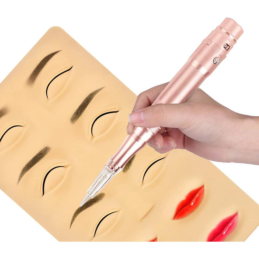 Máquina de Tatuaje Rotativa Mingshops B950 Oro Rosa 10 Agujas