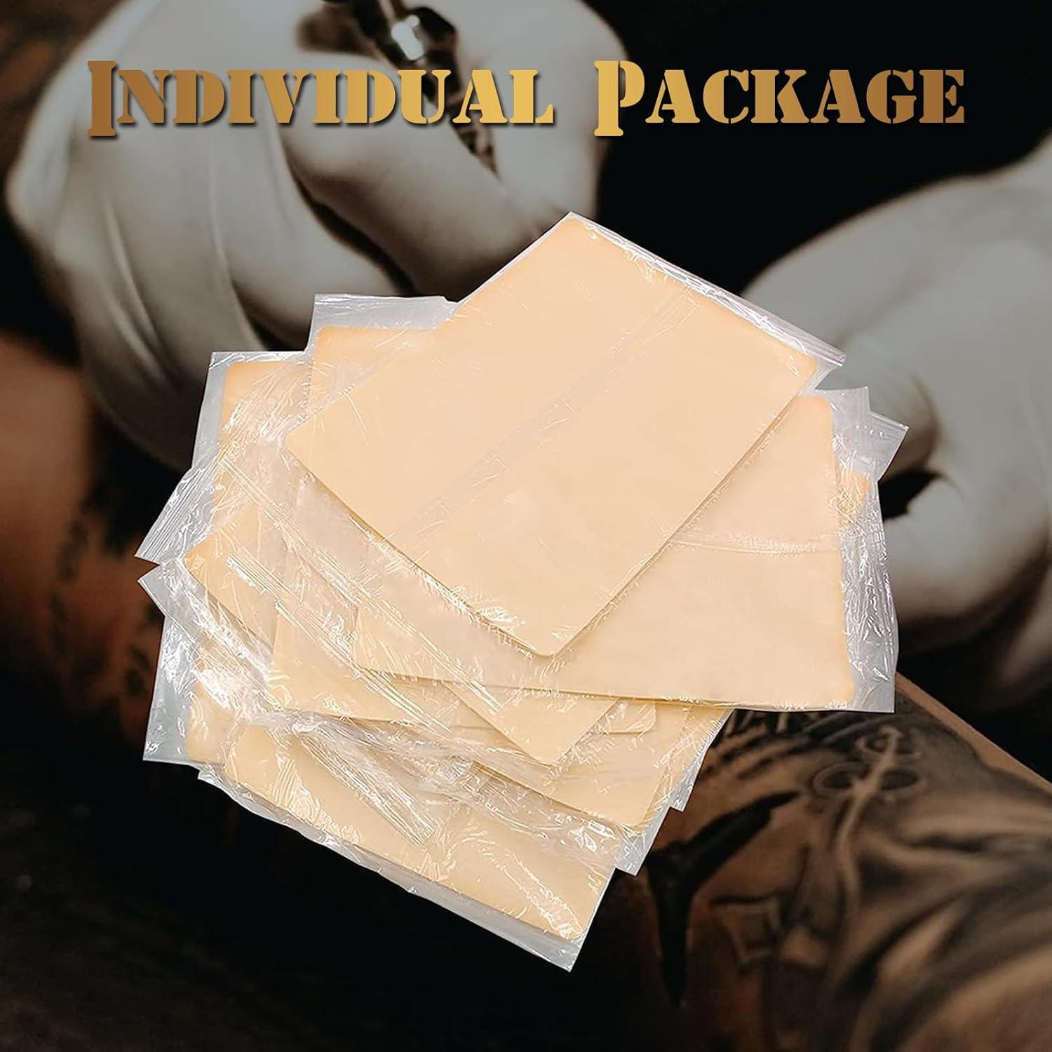 Piel Falsa para Tatuaje Jconly 20 Pcs 20x15 cm Doble Lado