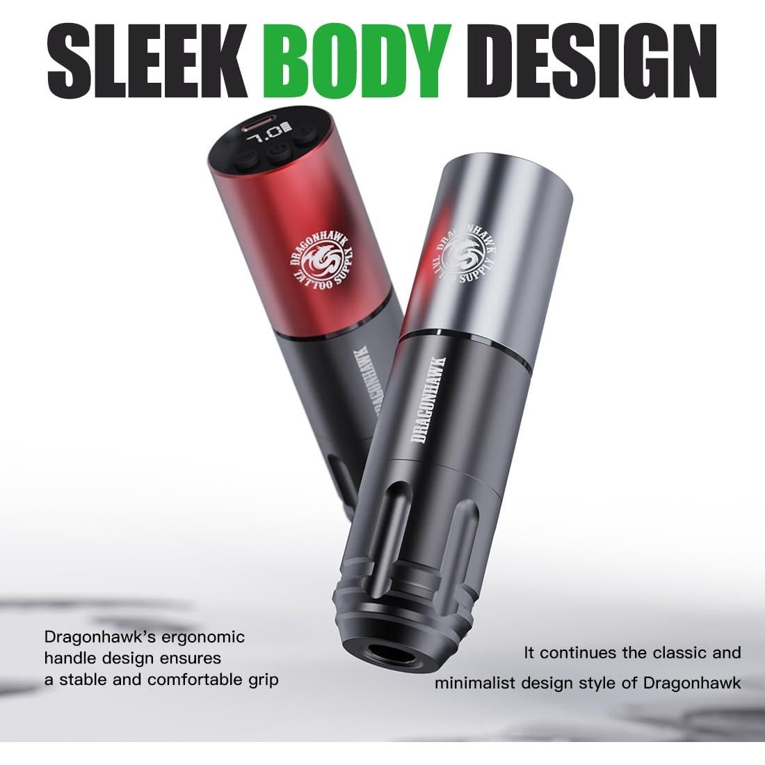 Kit de Tatuaje Inalámbrico Dragonhawk A1 para Principiantes