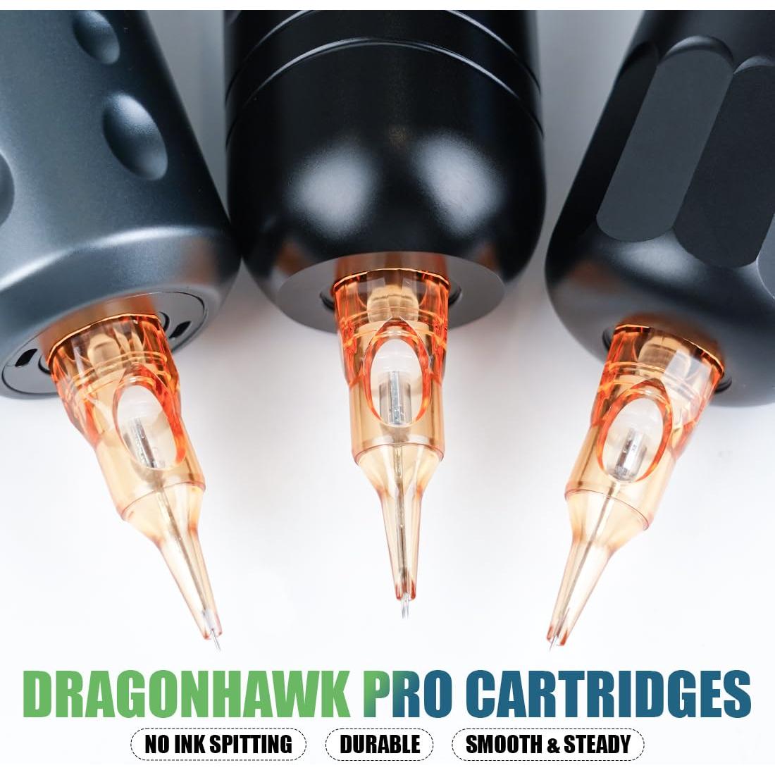 Kit de Tatuaje Inalámbrico Dragonhawk A2 con 2 Baterías