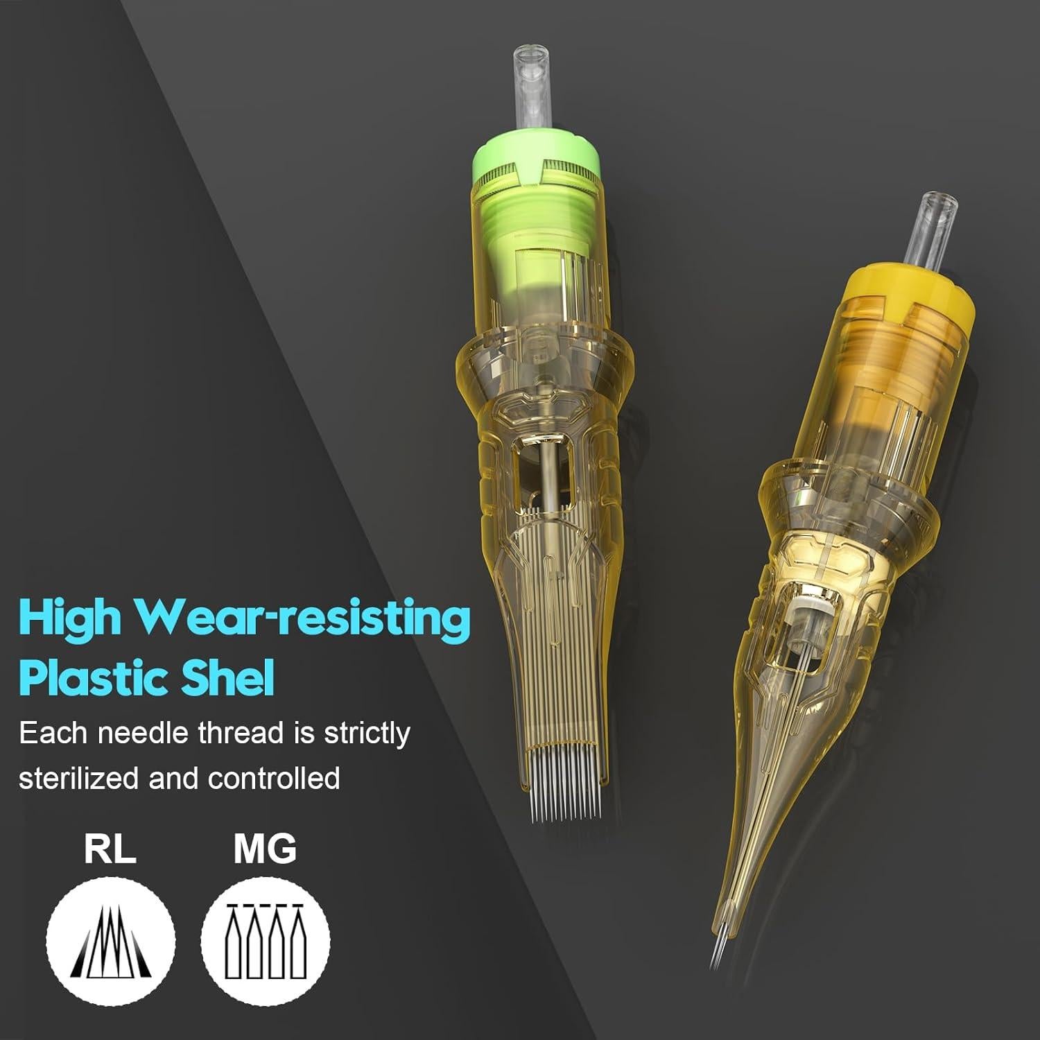 Kit de Tatuaje Profesional Mokohoa con Fuente de Poder y 6 Agujas