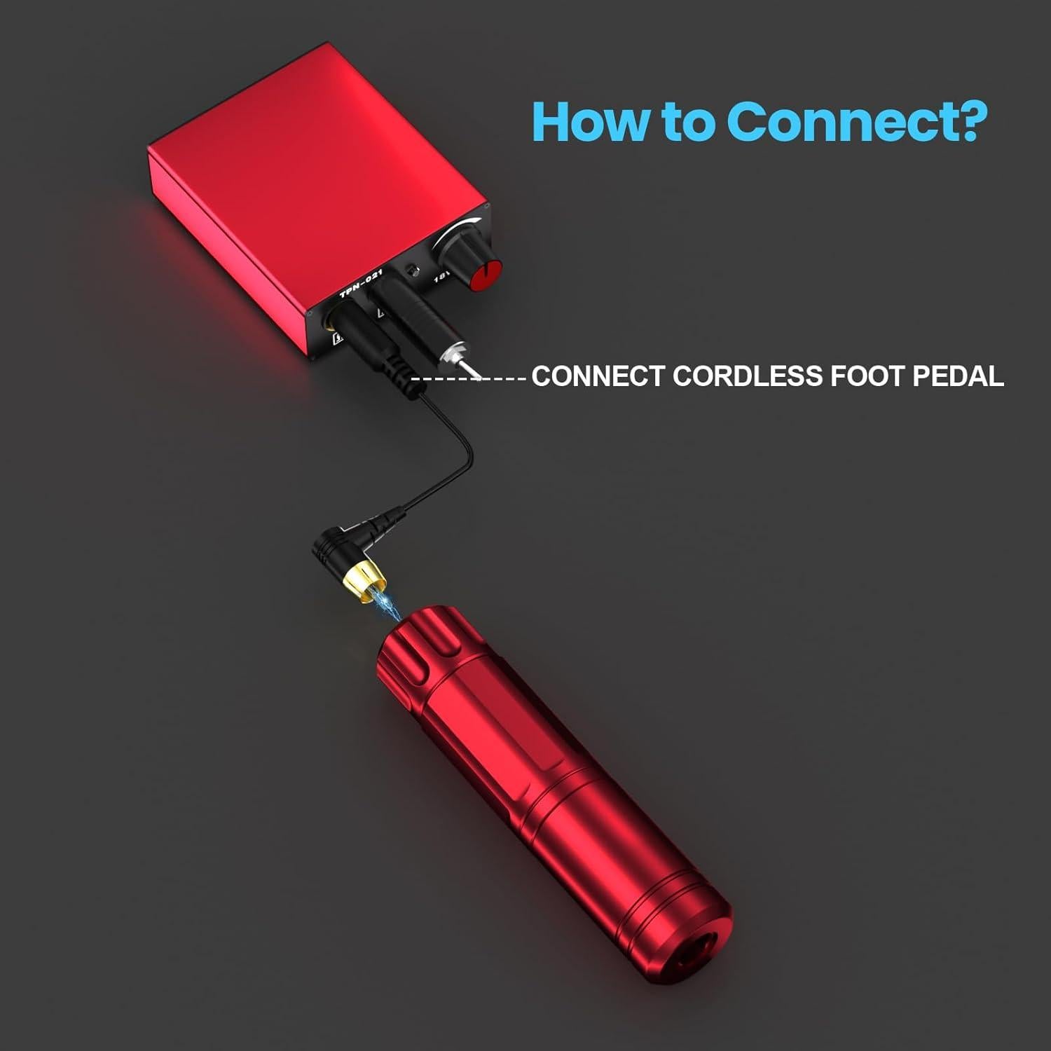 Kit de Tatuaje Profesional Mokohoa con Fuente de Poder y 6 Agujas