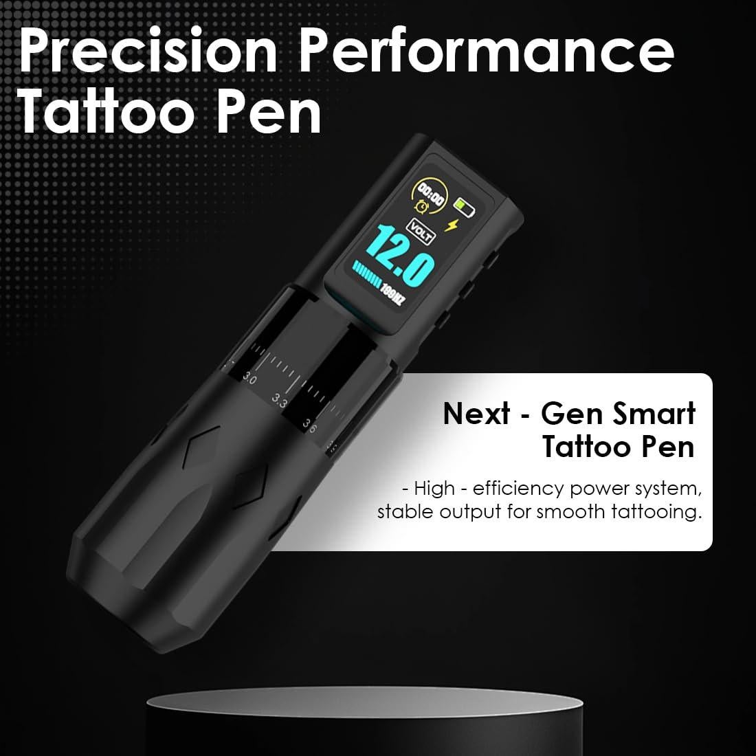 Kit de Tatuaje KVM con 2 Baterías y 20 Cartuchos de Tinta