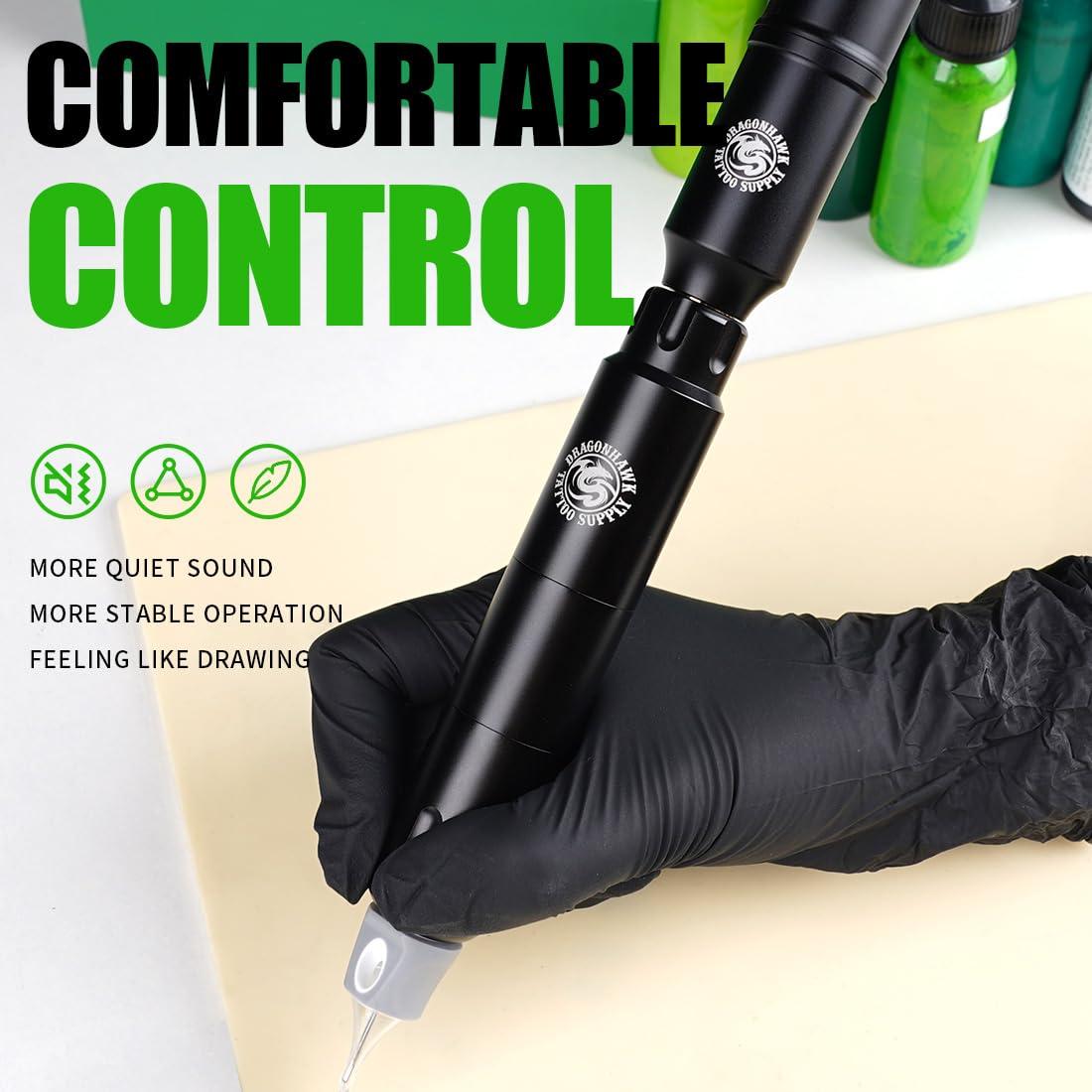 Kit de Tatuaje Inalámbrico Dragonhawk S12 para Principiantes