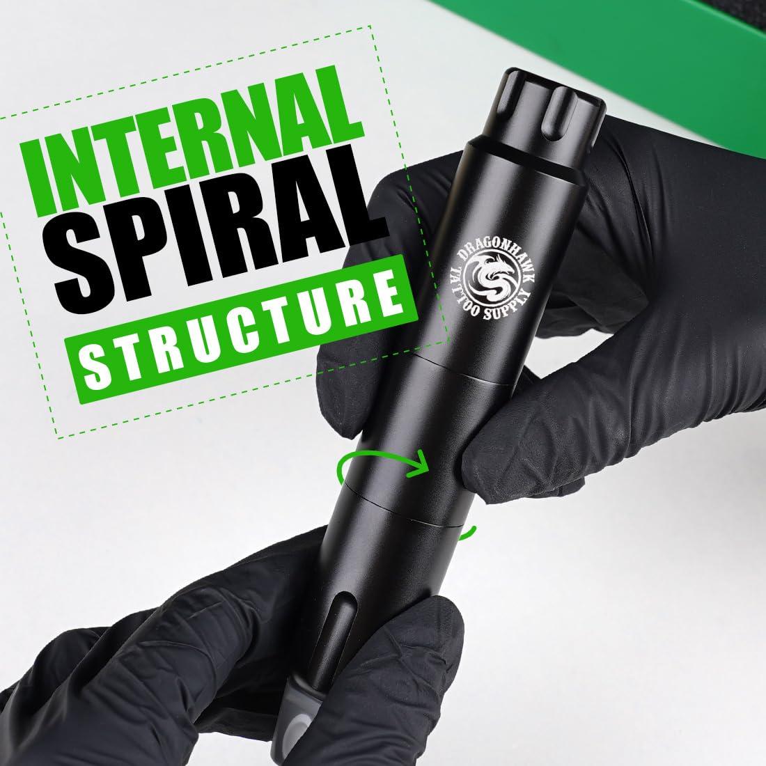 Kit de Tatuaje Inalámbrico Dragonhawk S12 para Principiantes