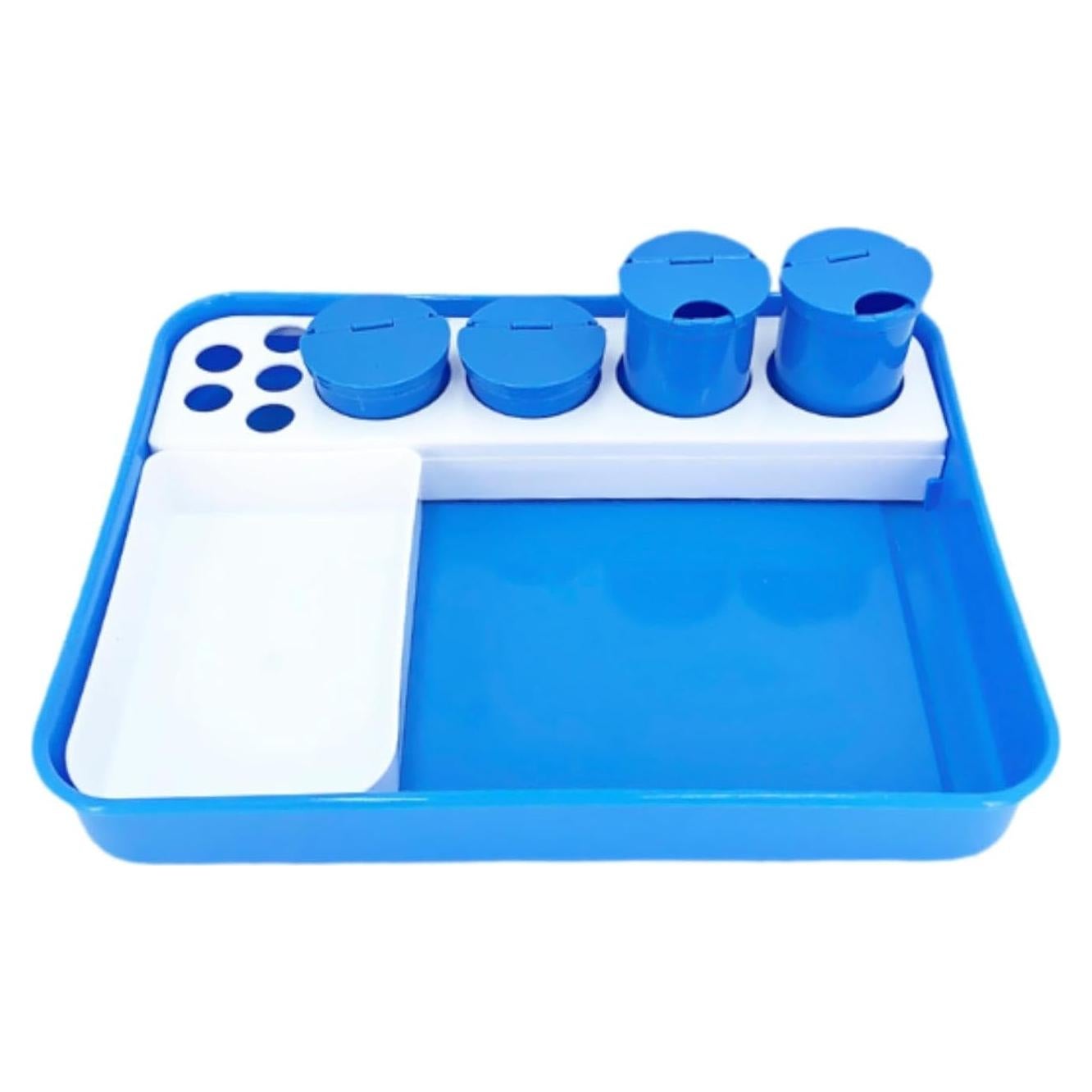 Bandeja Cuadrada Multifuncional Genérica para Salón de Belleza 31x24cm