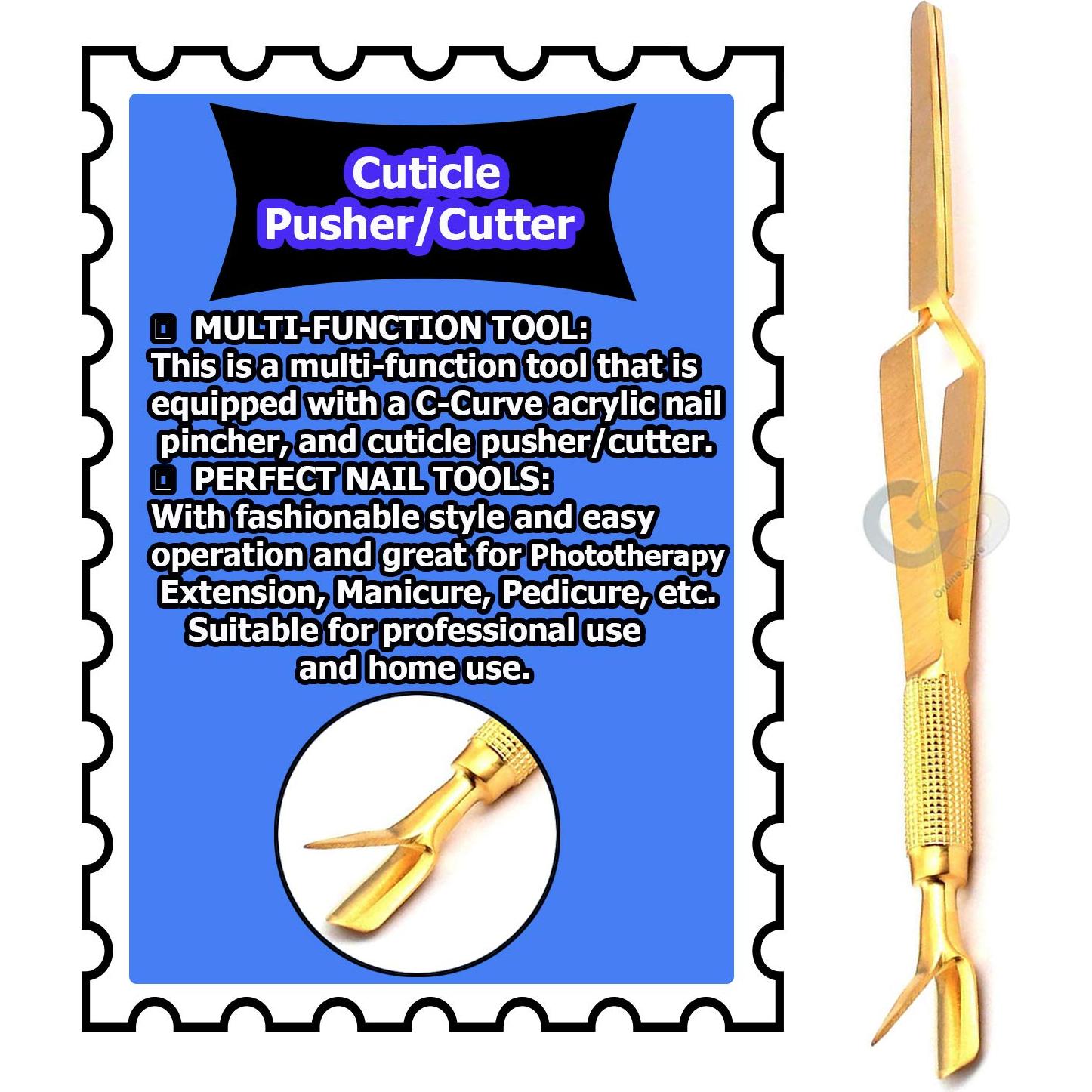 Herramienta de Pinzamiento de Uñas G.S Beauty 2 Pcs C-Curva