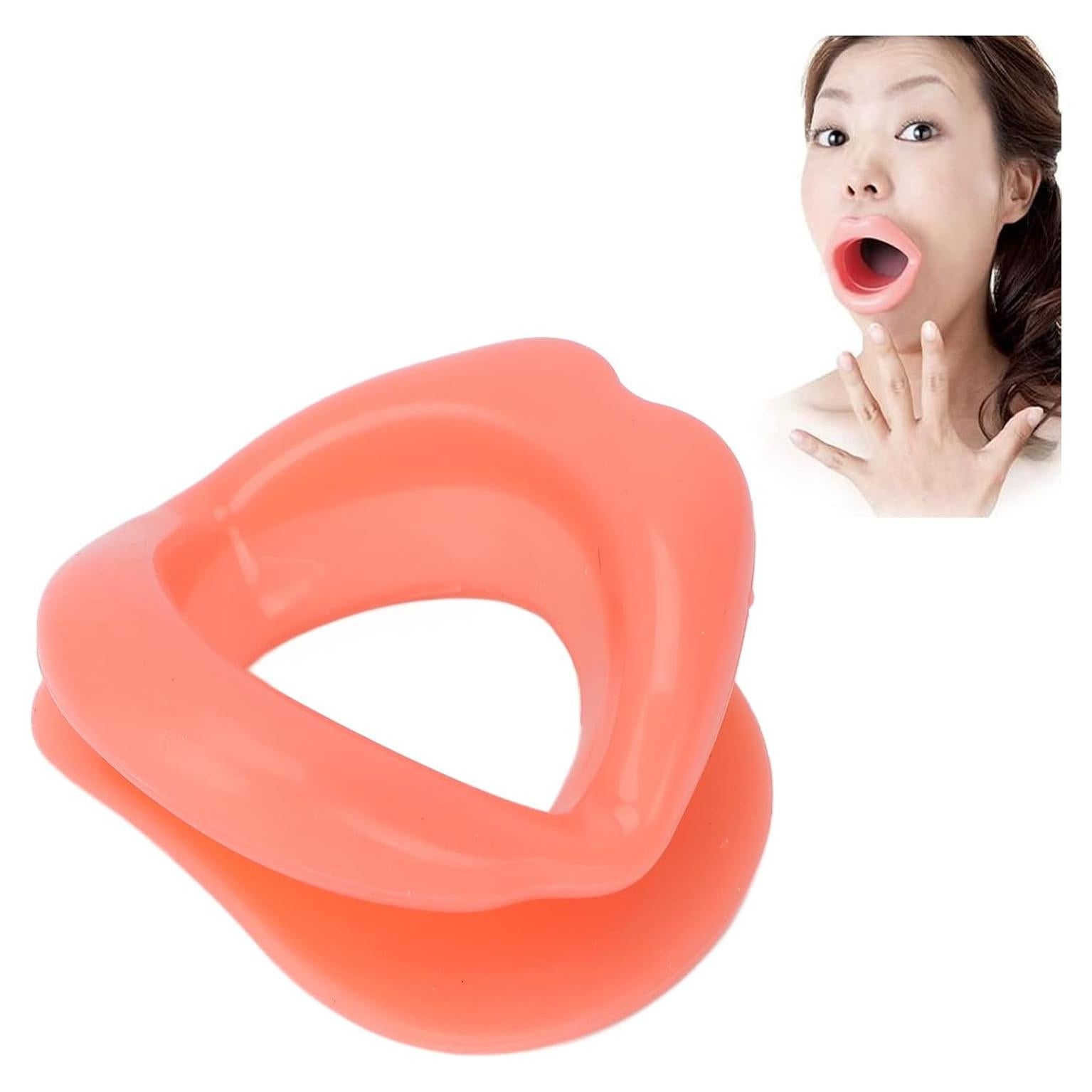 Ejercitador Facial de Silicona ZJchao para Labios y Mejillas