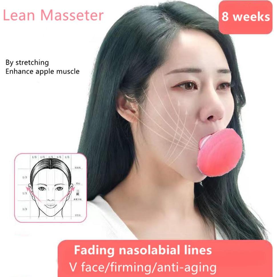 Ejercitador Facial Dlmlemu para Doble Papada y Arrugas - Rosa