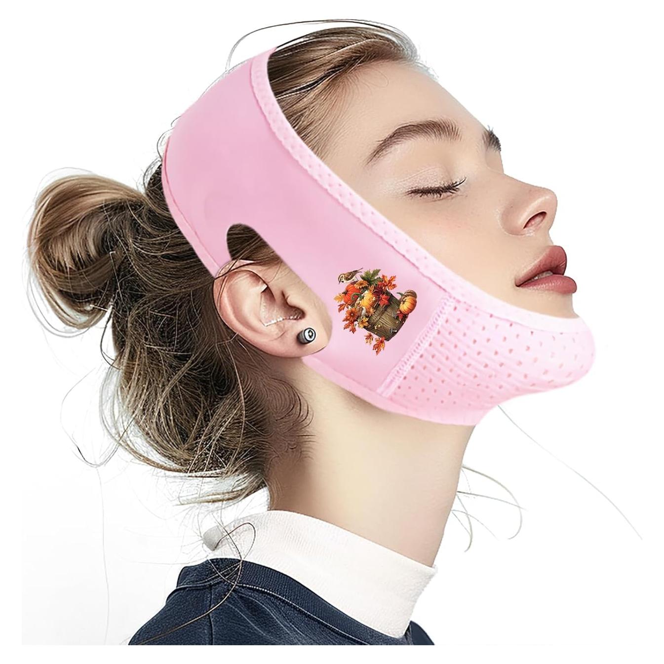 Correa Facial Reutilizable Yuibthr para Dormir - Elevación de Barbilla