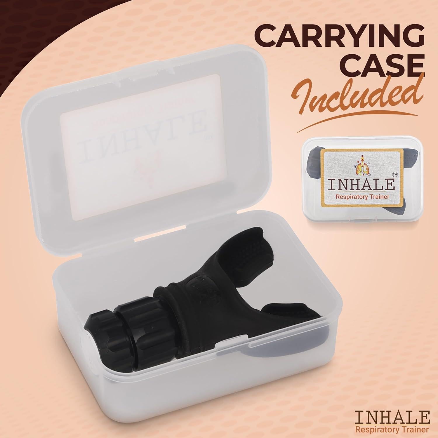 Paquete Inhale - Entrenador Respiratorio y Ejercitador Mandíbula