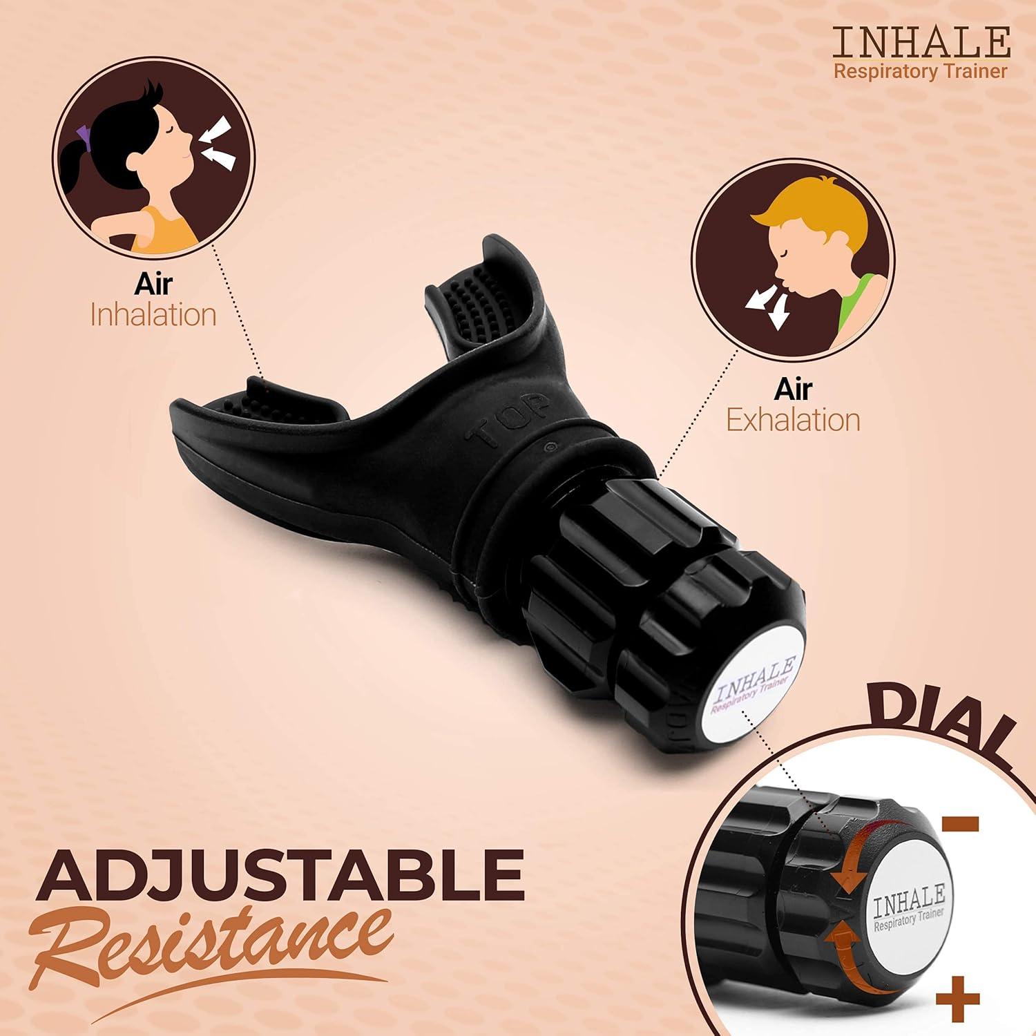 Paquete Inhale - Entrenador Respiratorio y Ejercitador Mandíbula