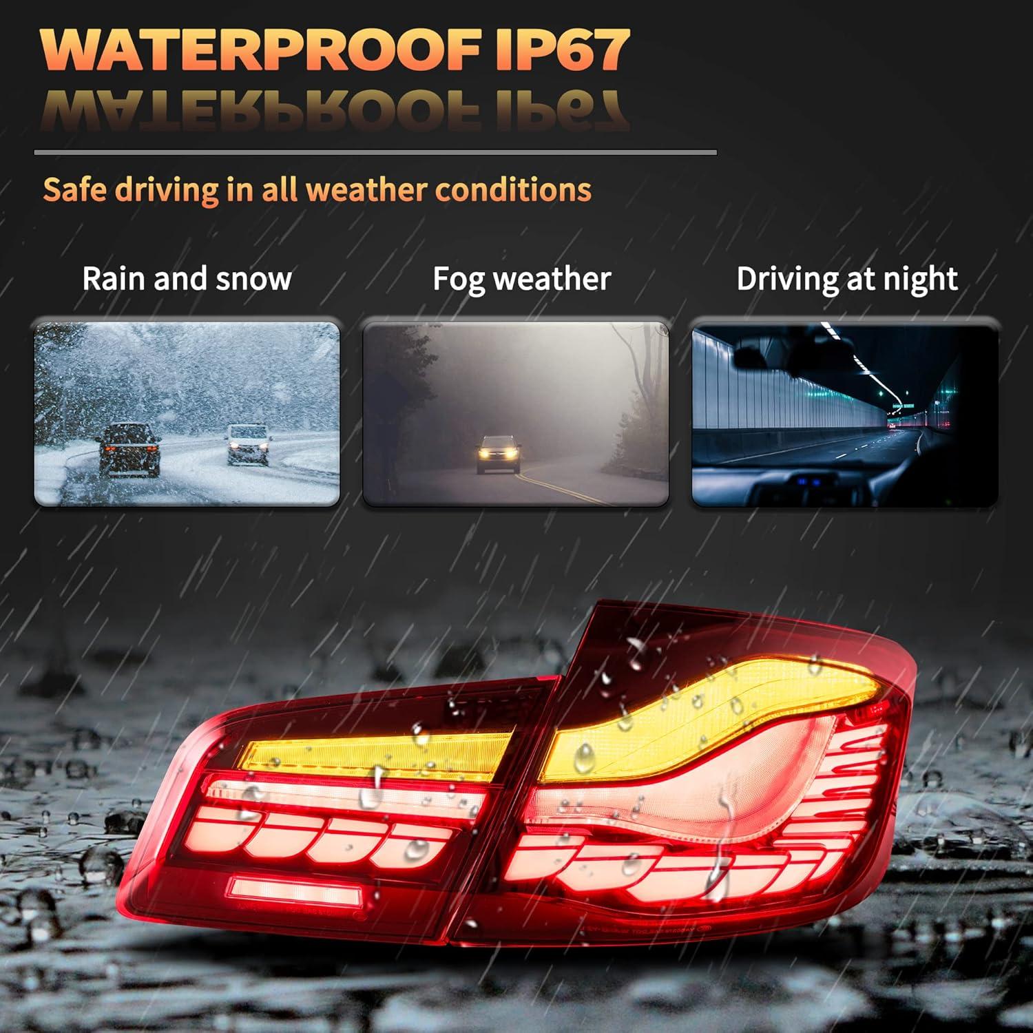 Luces Traseras VLAND LED para BMW Serie 5 F10 2011-2017