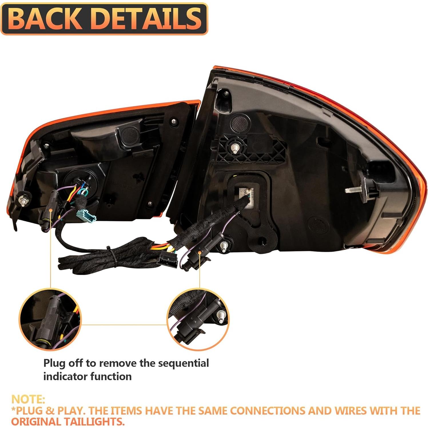 Luces Traseras VLAND LED para BMW Serie 5 F10 2011-2017