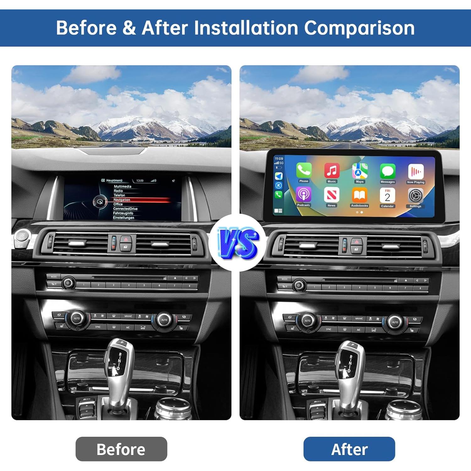 Pantalla Táctil 12.3" Road Top para BMW Serie 5 F10/F11 2012-2016