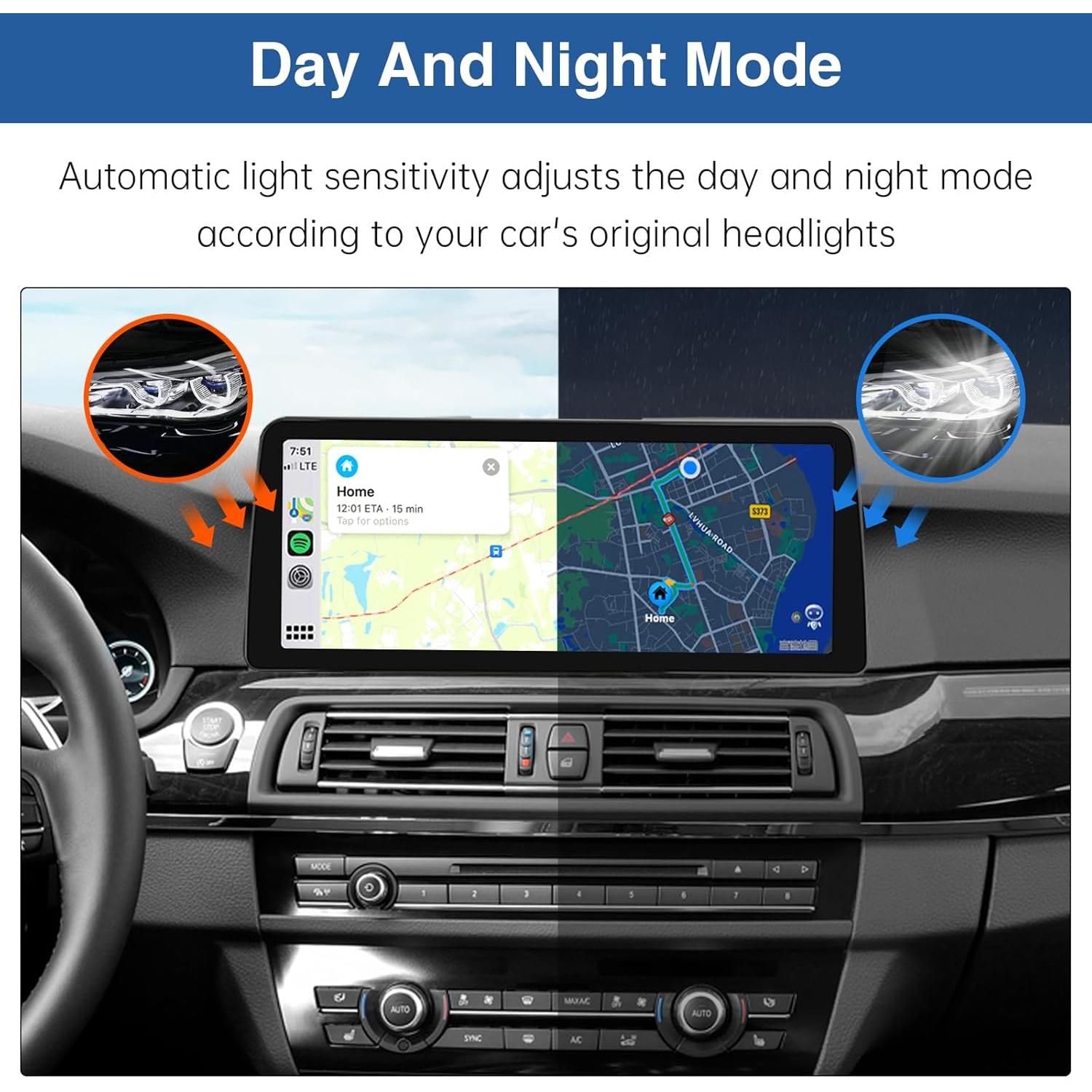 Pantalla Táctil 12.3" Road Top para BMW Serie 5 F10/F11 2012-2016