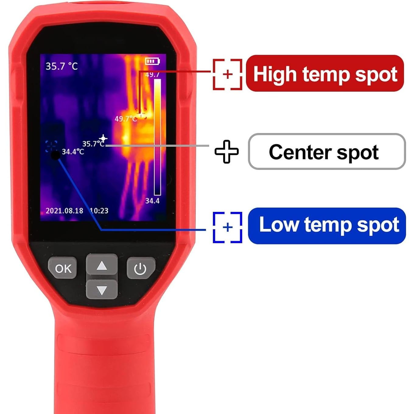 Cámara Térmica Infrarroja UNI-T UTi120S 10800 píxeles IP54