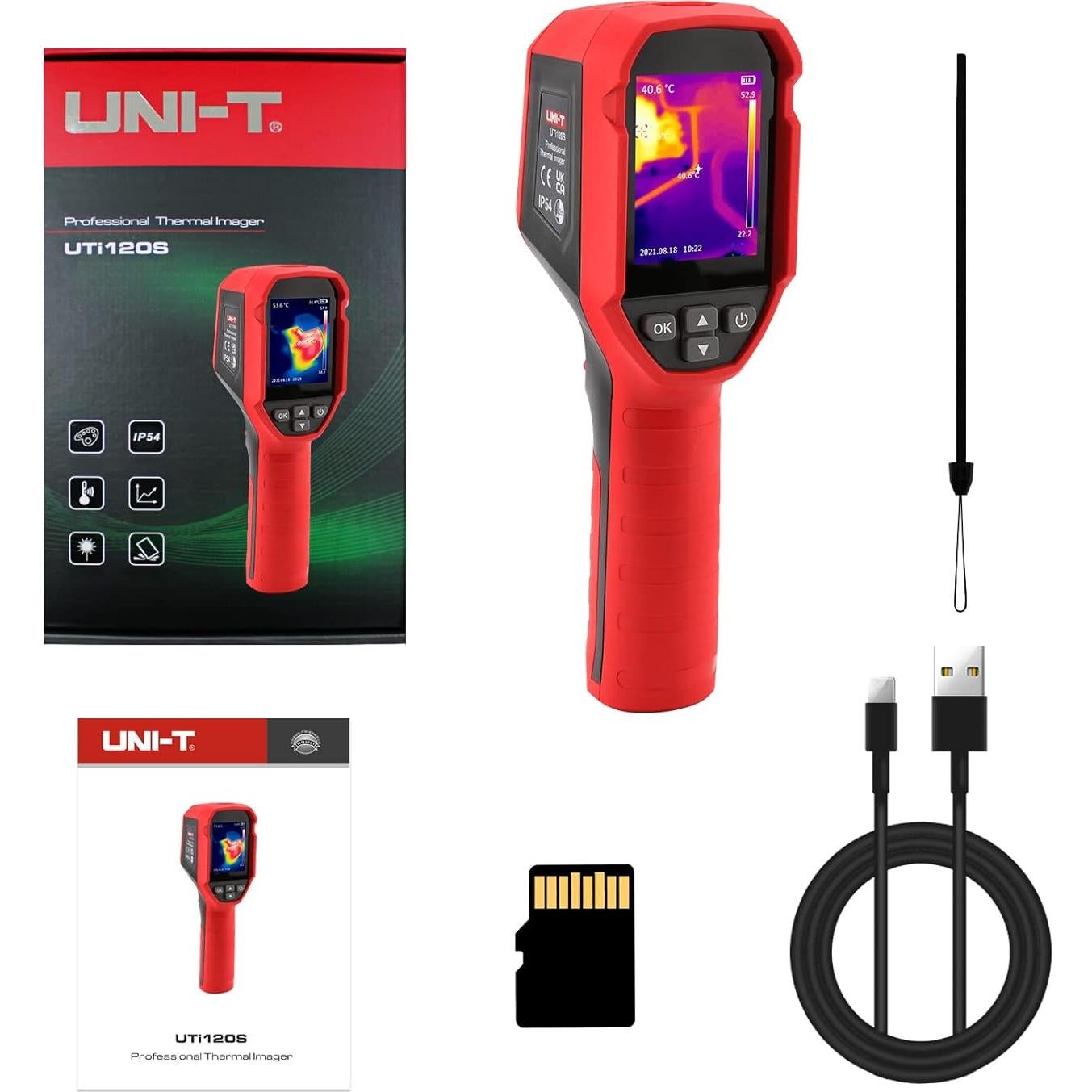 Cámara Térmica Infrarroja UNI-T UTi120S 10800 píxeles IP54