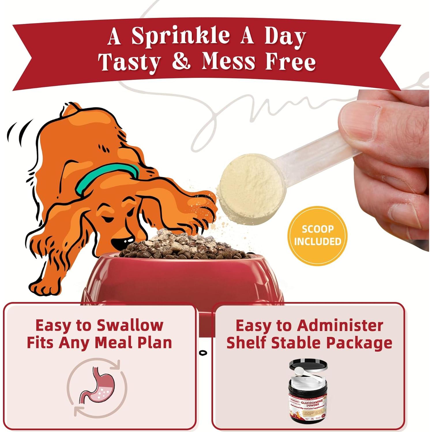 Suplemento Articular para Perros ZEBORA 270g - Glucosamina, Omega-3