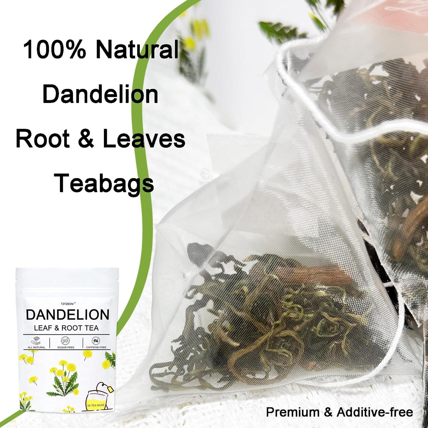 Té Herbal Detox TZTZBOM de Diente de León 50 Bolsas 100g