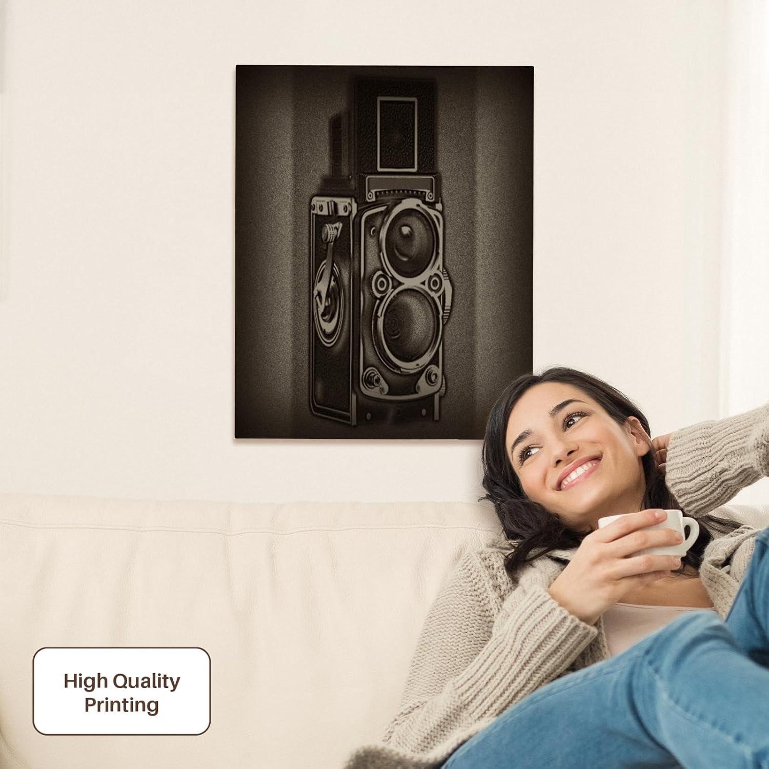 Envoltura de Lienzo 3dRose Cámara Vintage 40.64x50.8 cm