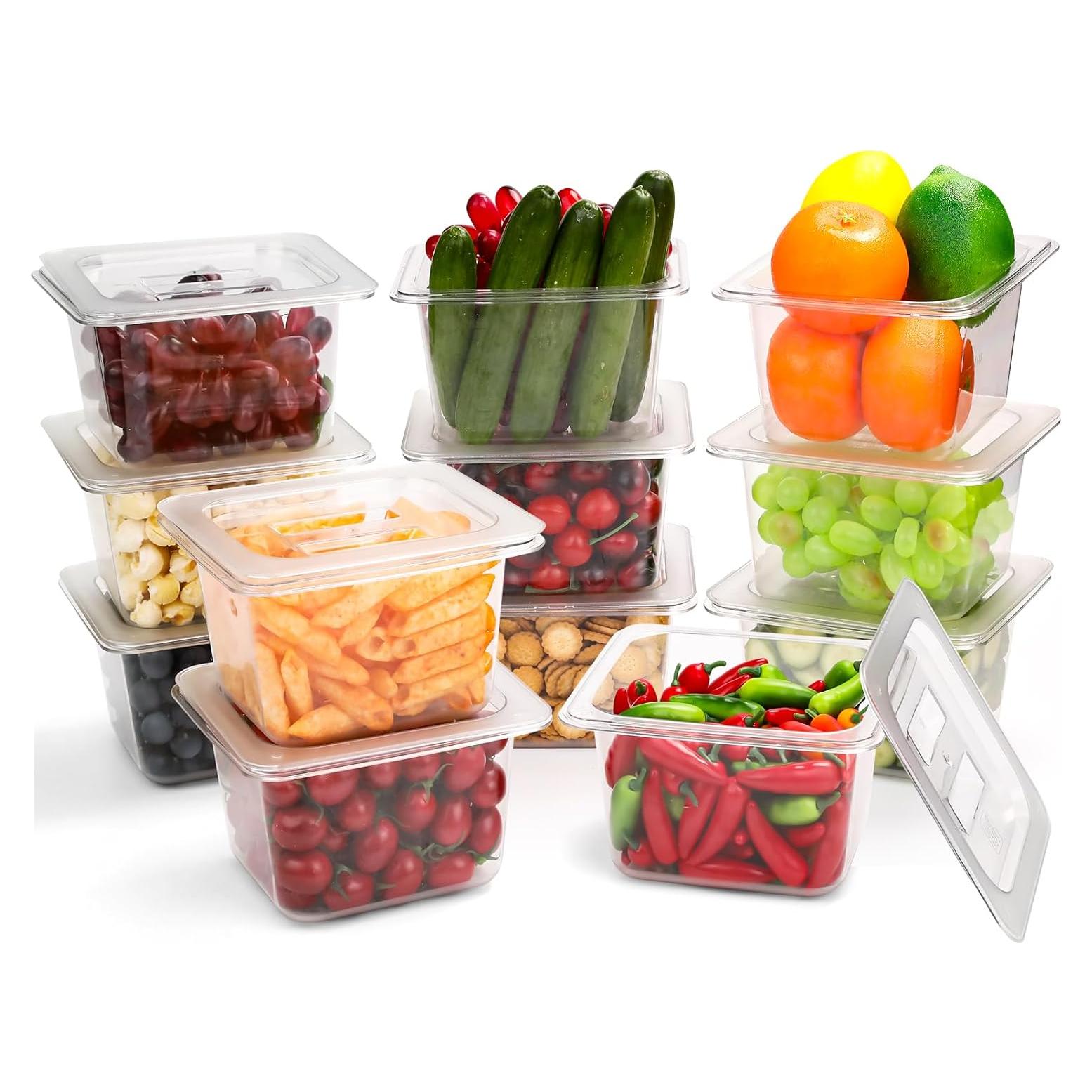 Bandejas de Plástico VOISEN 12 Paquete 17.5x16x10 cm