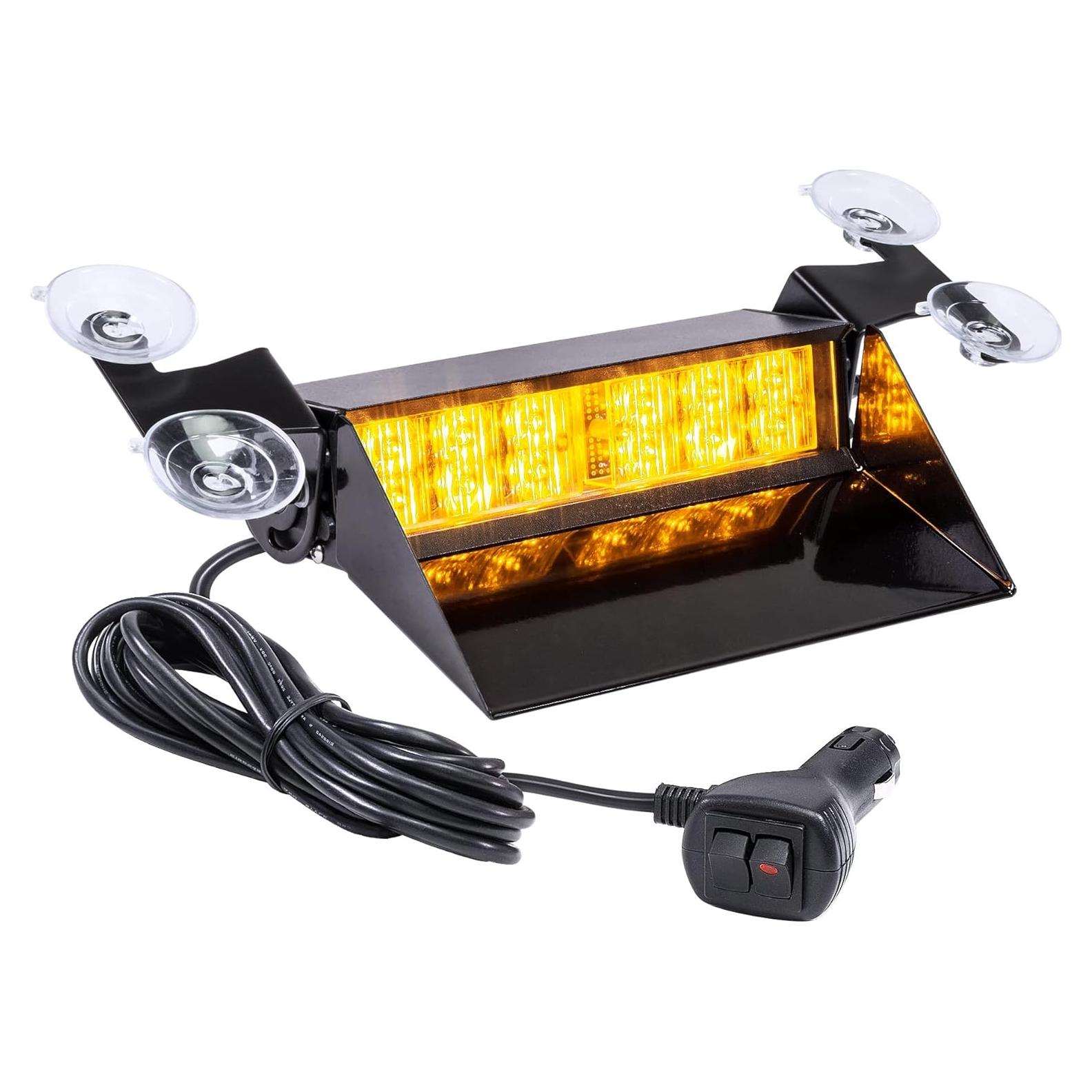 Luz Estroboscópica LED LAMPHUS SBWL26 12W Ámbar 32 Modos