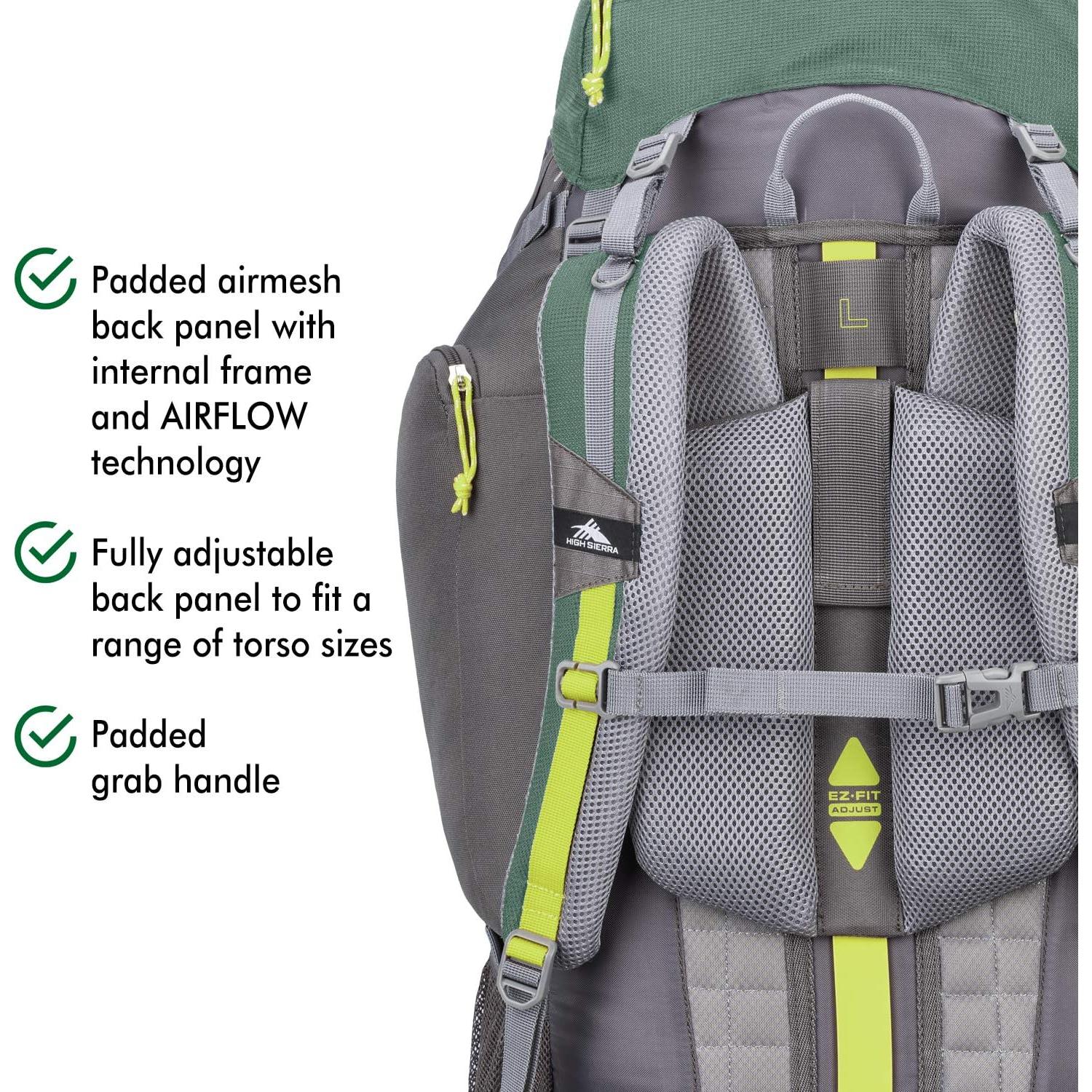 Mochila de senderismo High Sierra Pathway 90L Pino/Pizarra